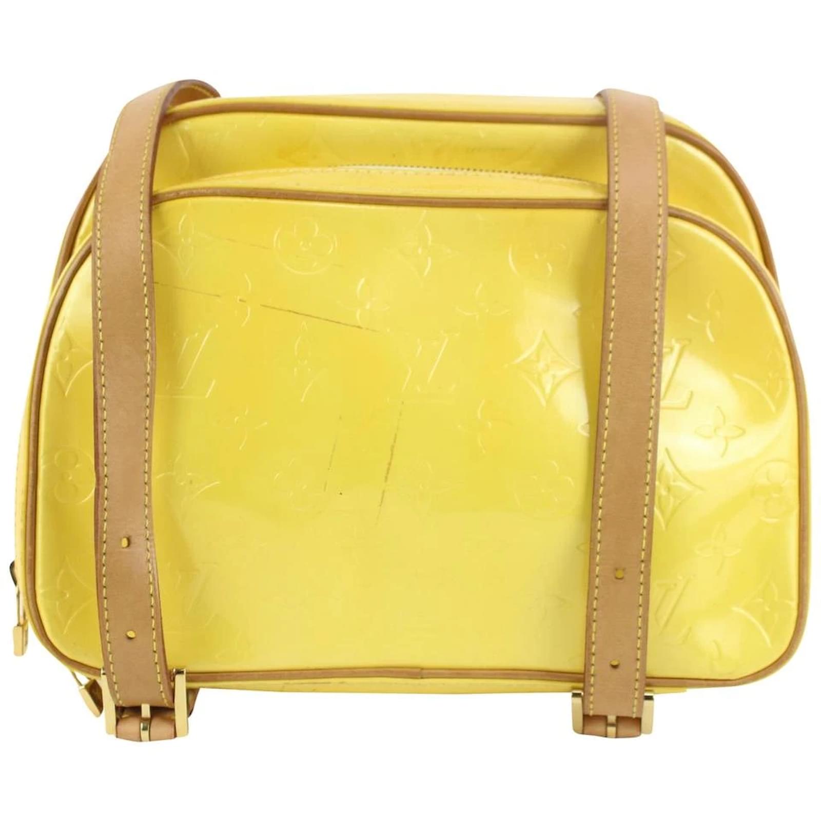 yellow lv backpack