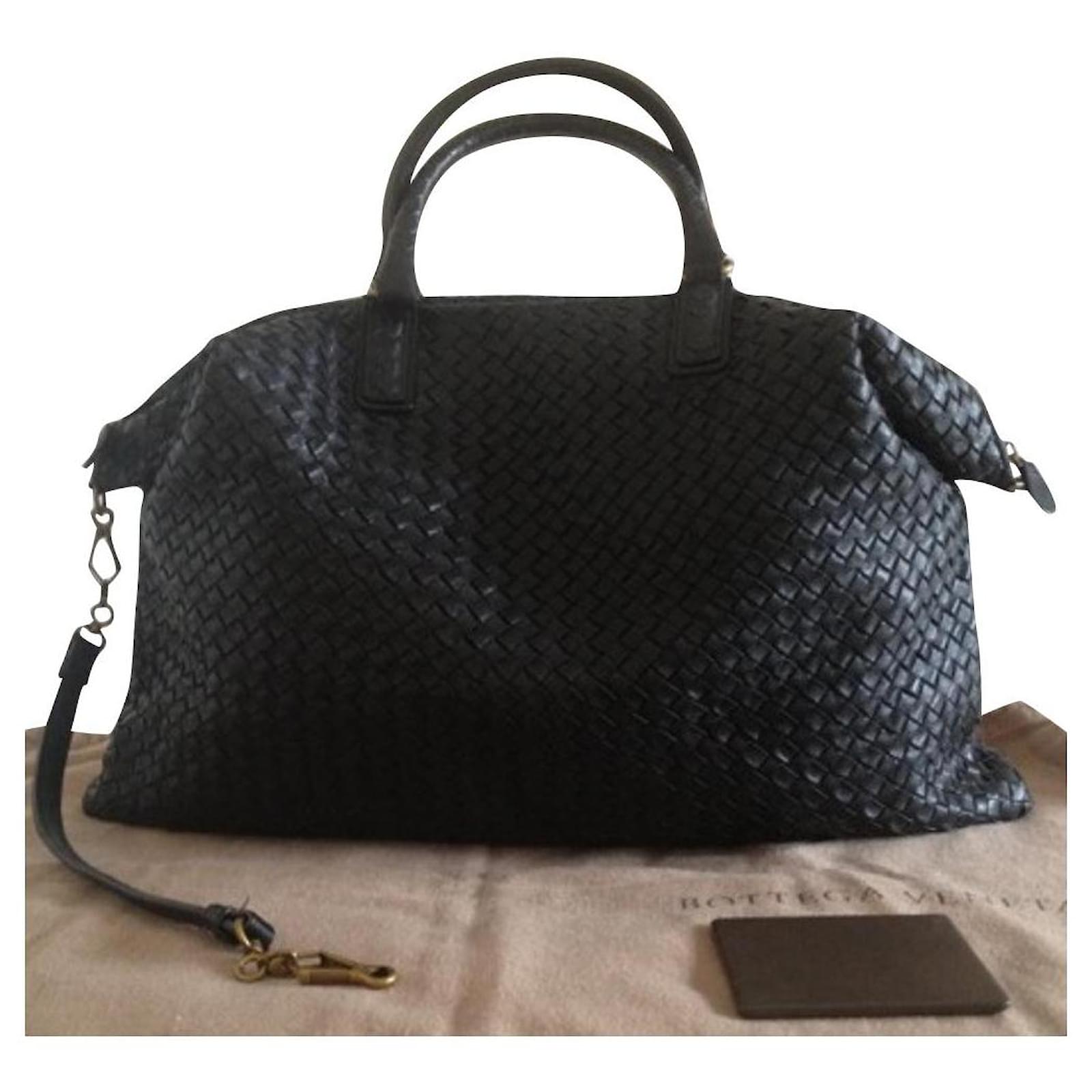 Bottega Veneta Sacs à main Cuir d'agneau Noir Joli Closet