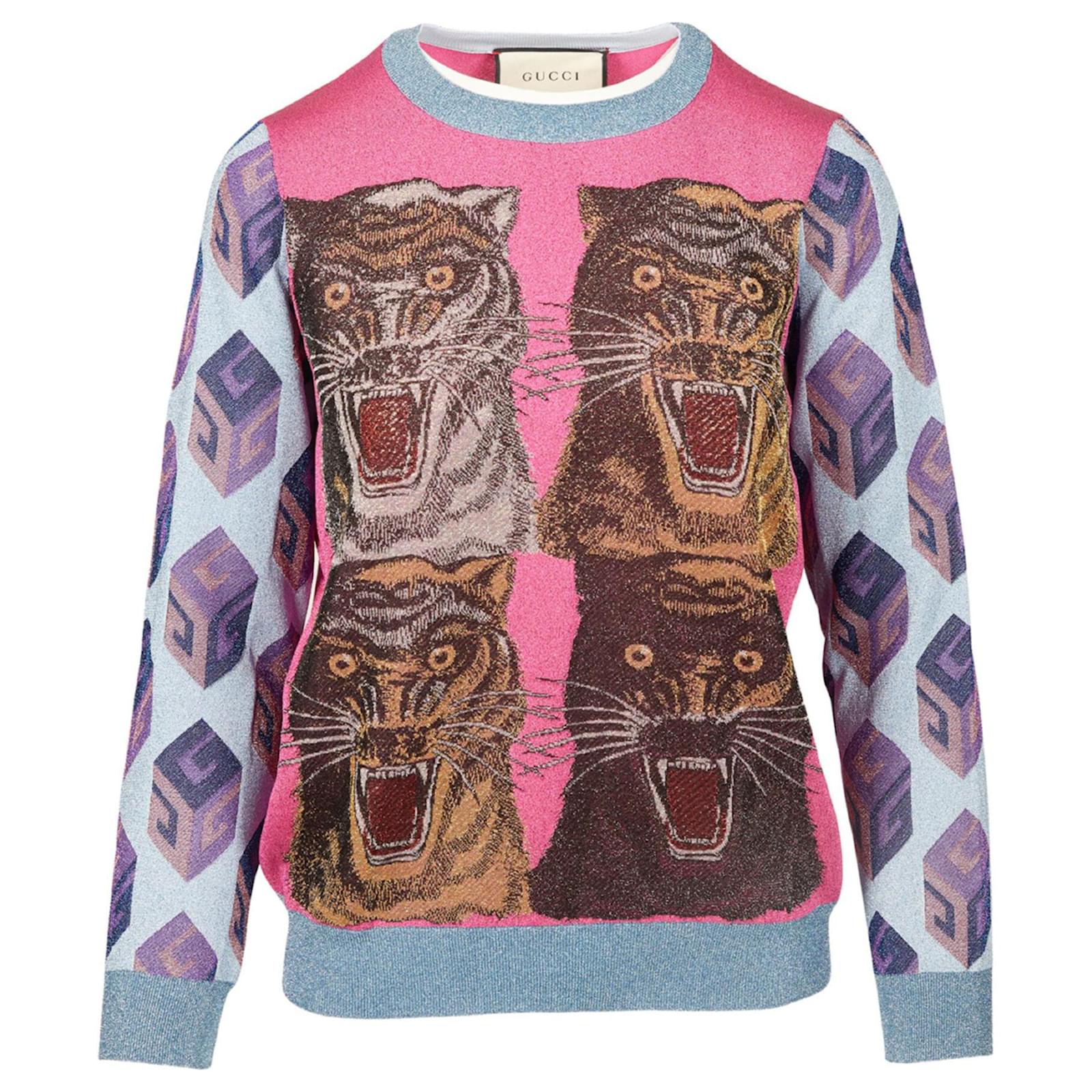 Gucci suéter de calor superior Multicolor ref.415950 - Joli Closet