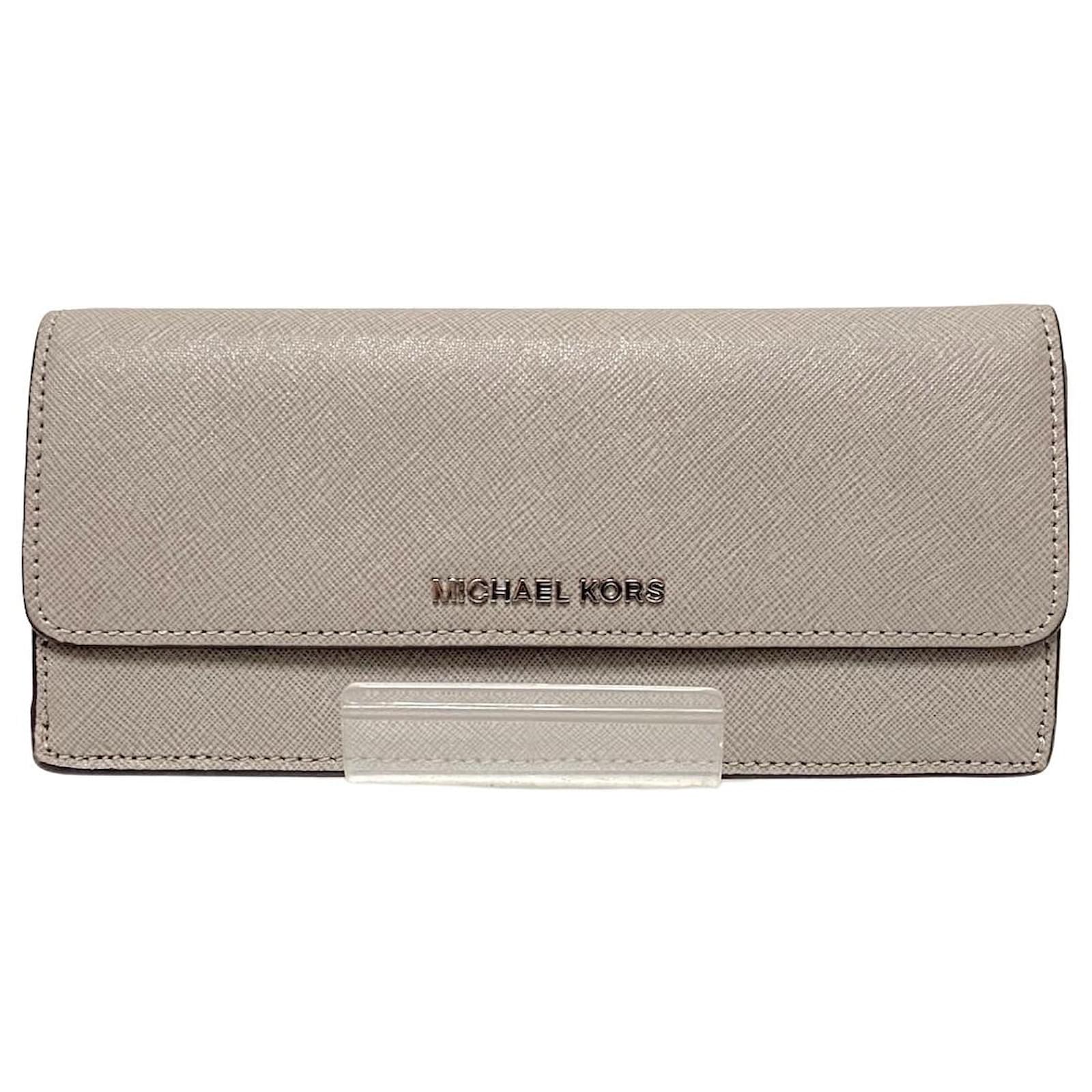 Michael Kors wallet Grey Leather  - Joli Closet