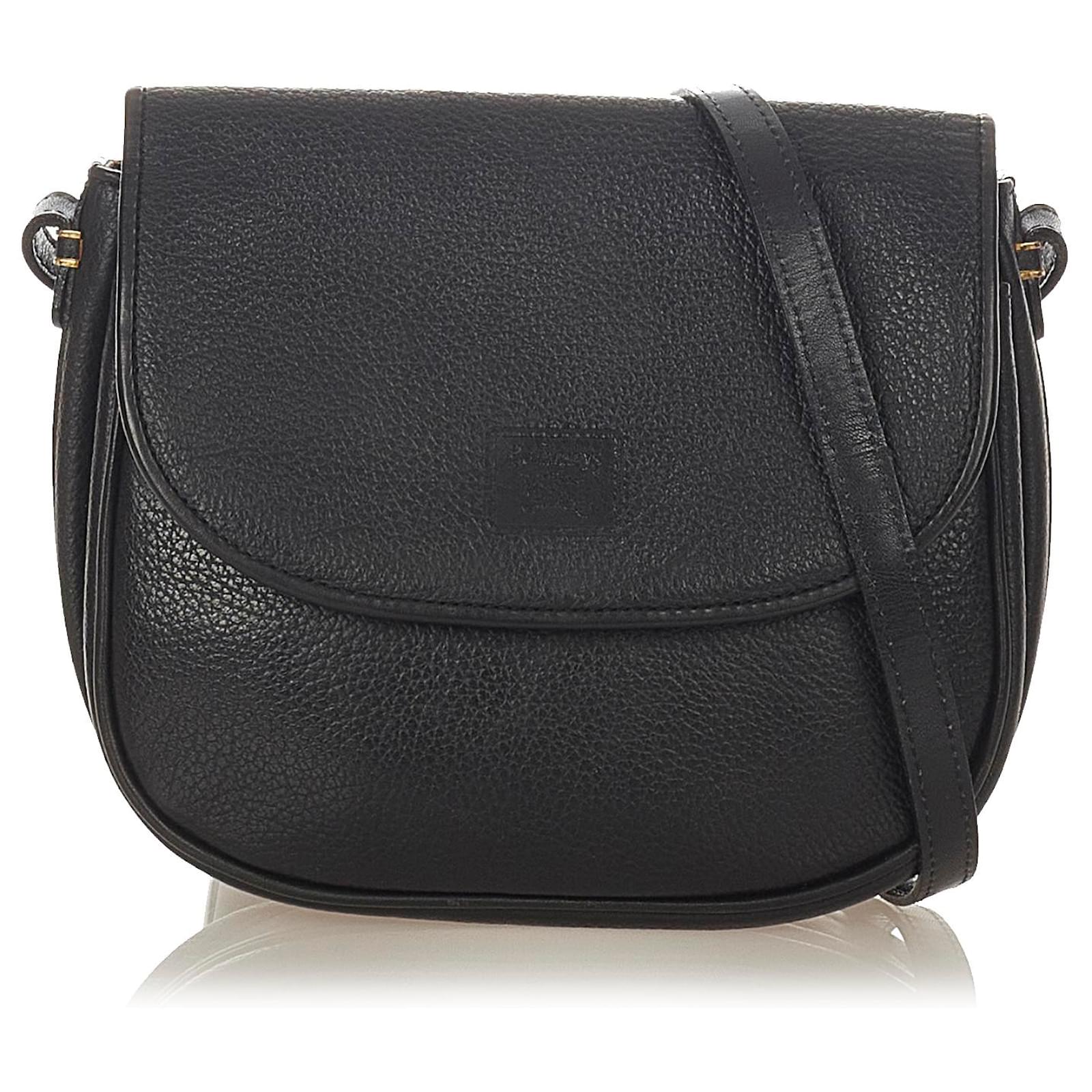 black burberry crossbody bolsa