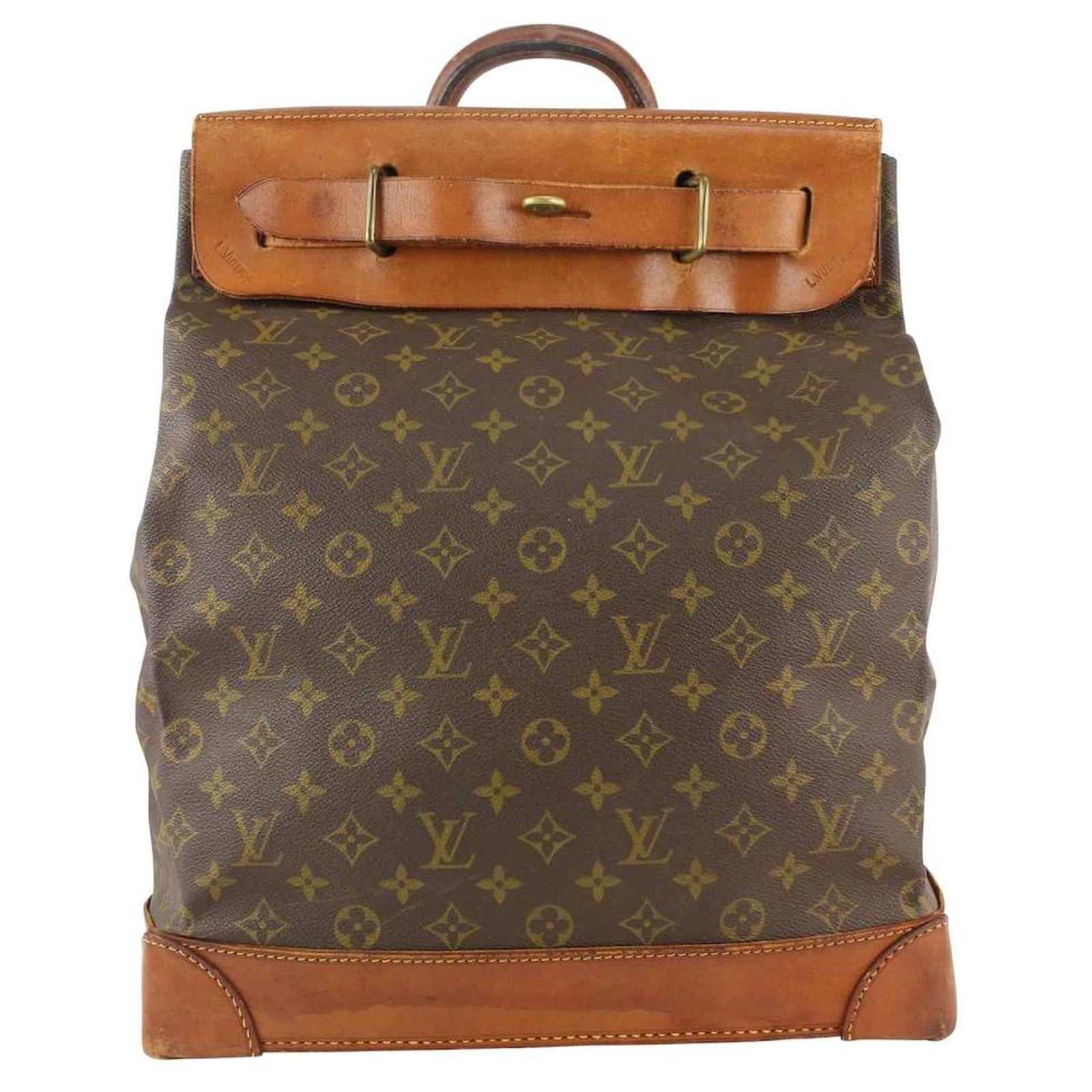 Vintage Louis Vuitton monogram travel bag steamer