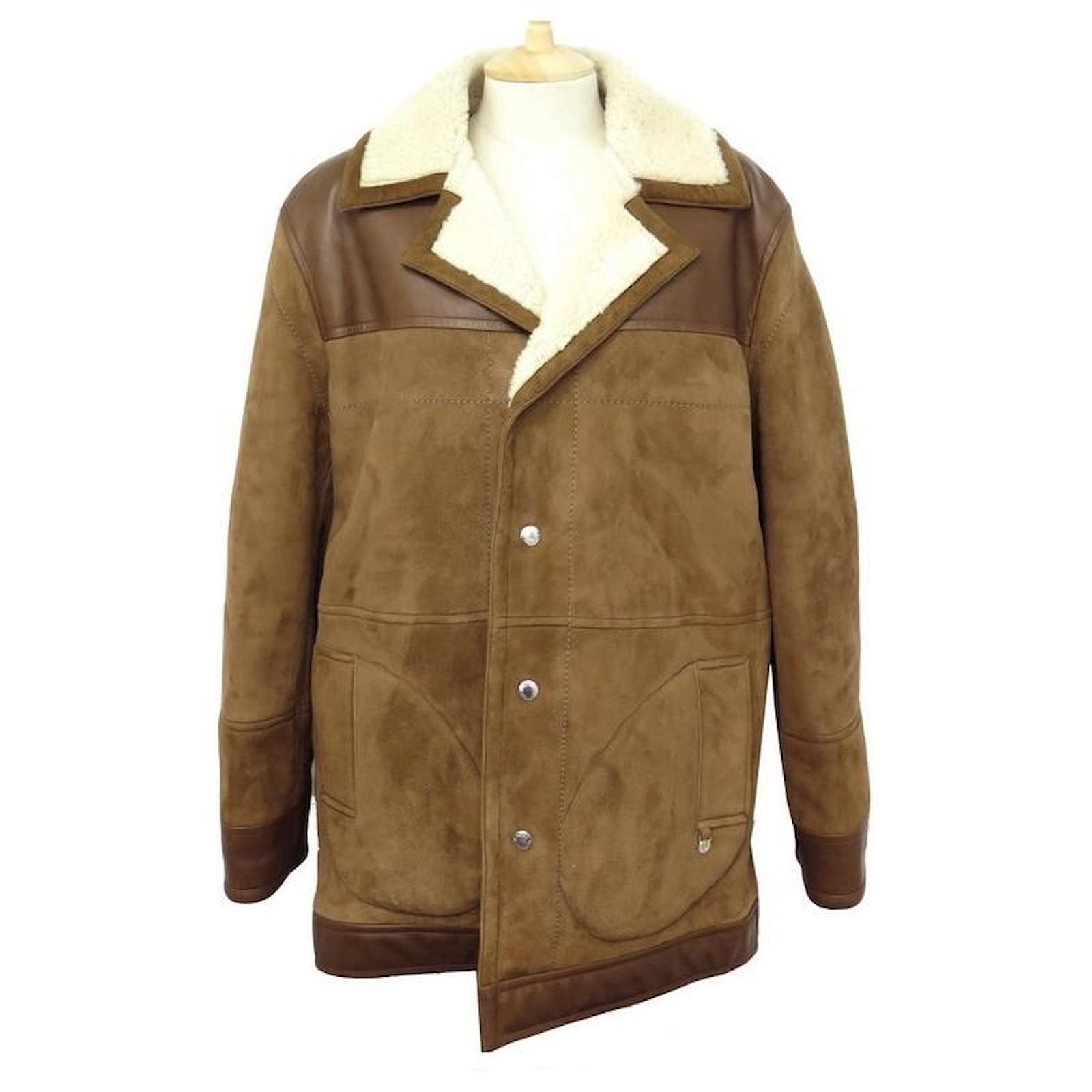 vuitton shearling jacket