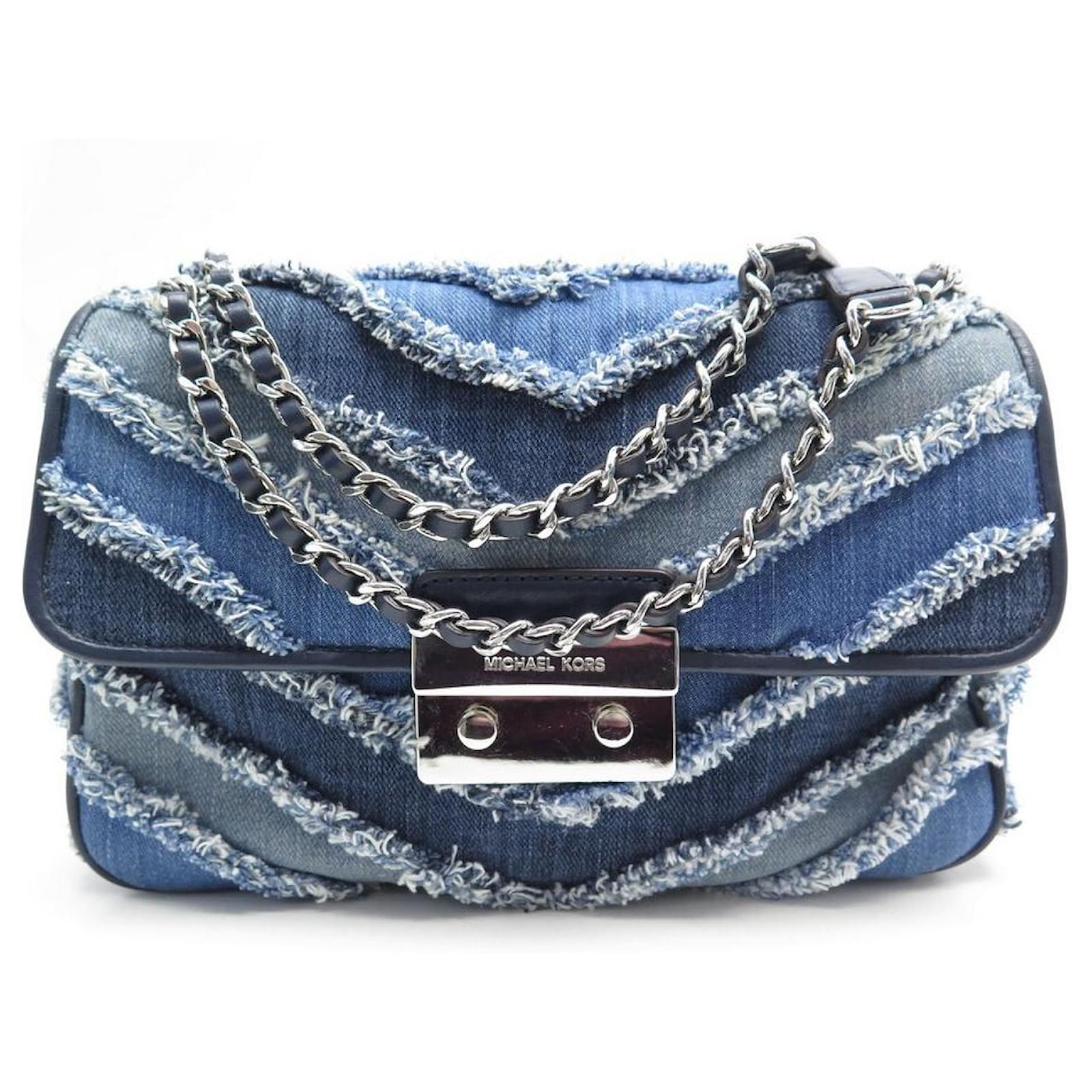 Stylish Michael Kors Denim Handbag - Limited Edition
