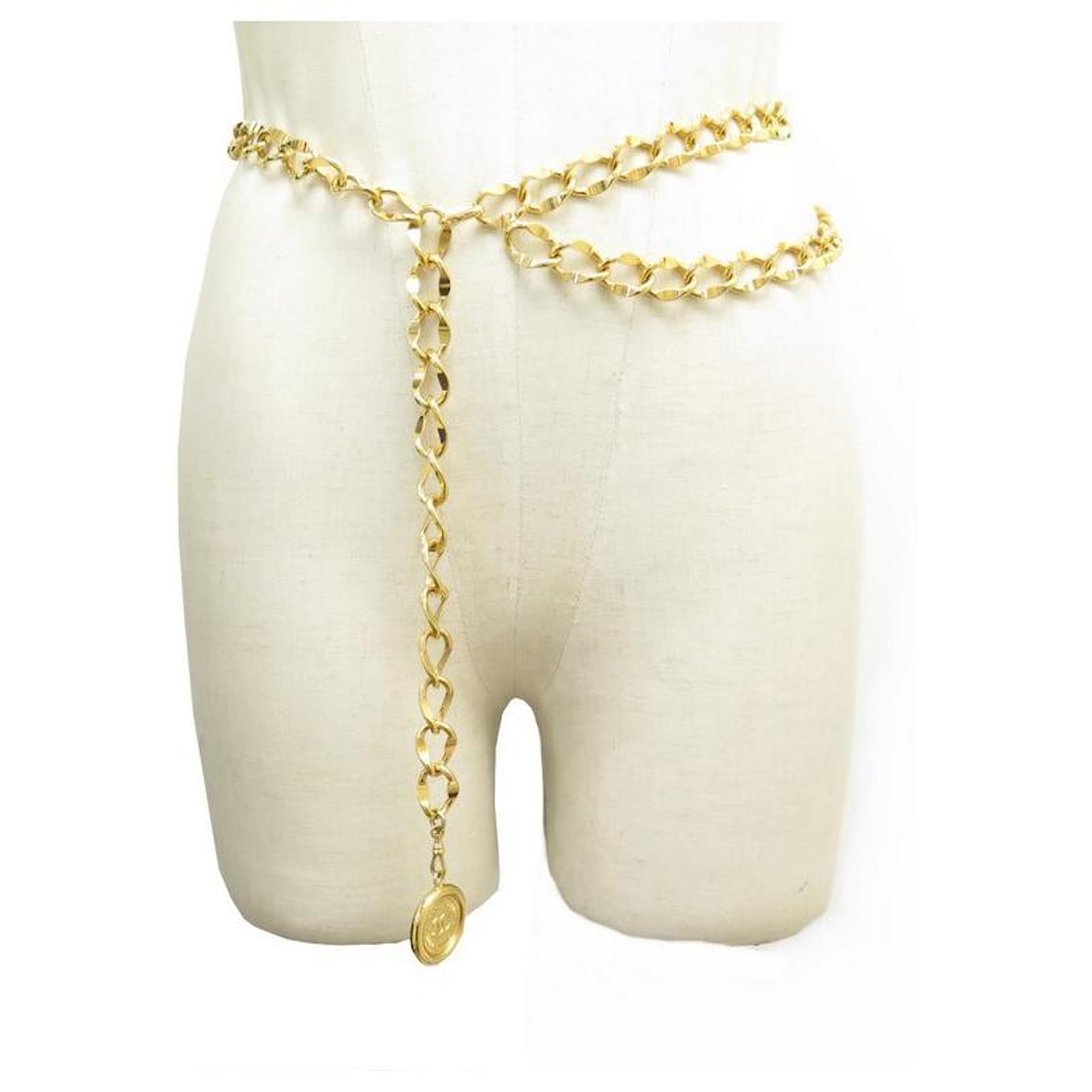 chanel waist chain belt