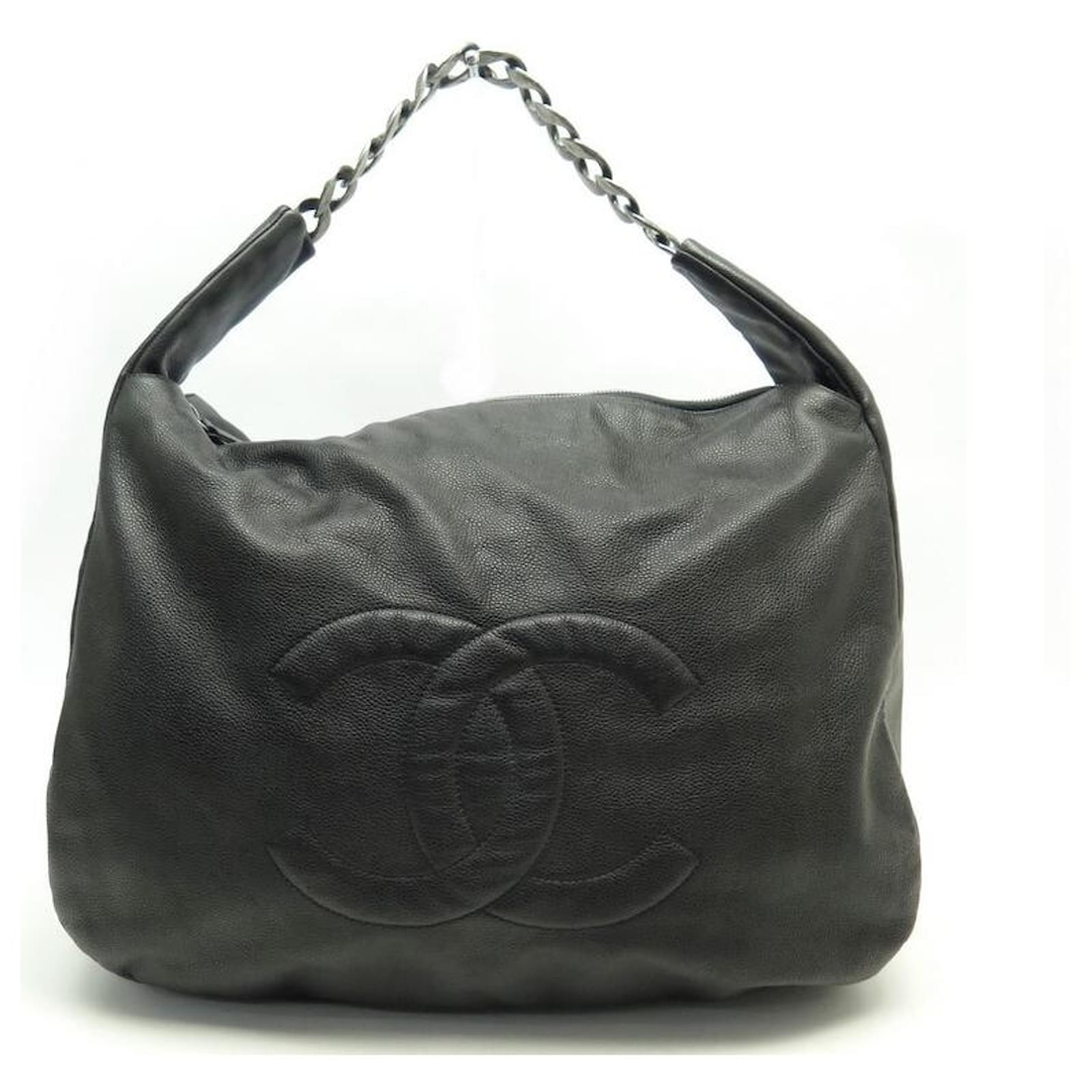 Chanel Caviar Leather Cc Timeless Medallion Zip Tote Auction