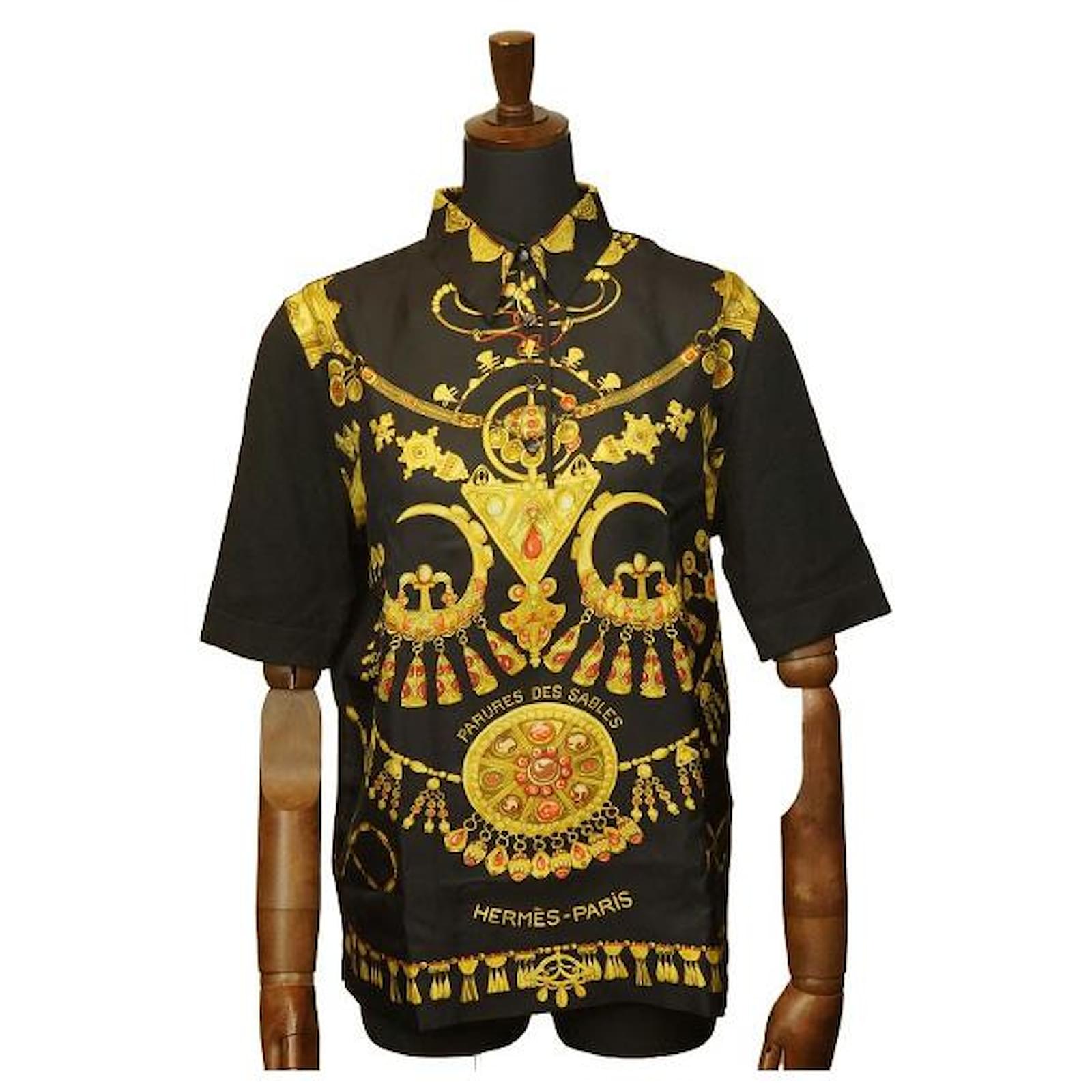 Hermès [Used] Hermes Shirt PARURES DES SABLES Desert Accessories Silk ...
