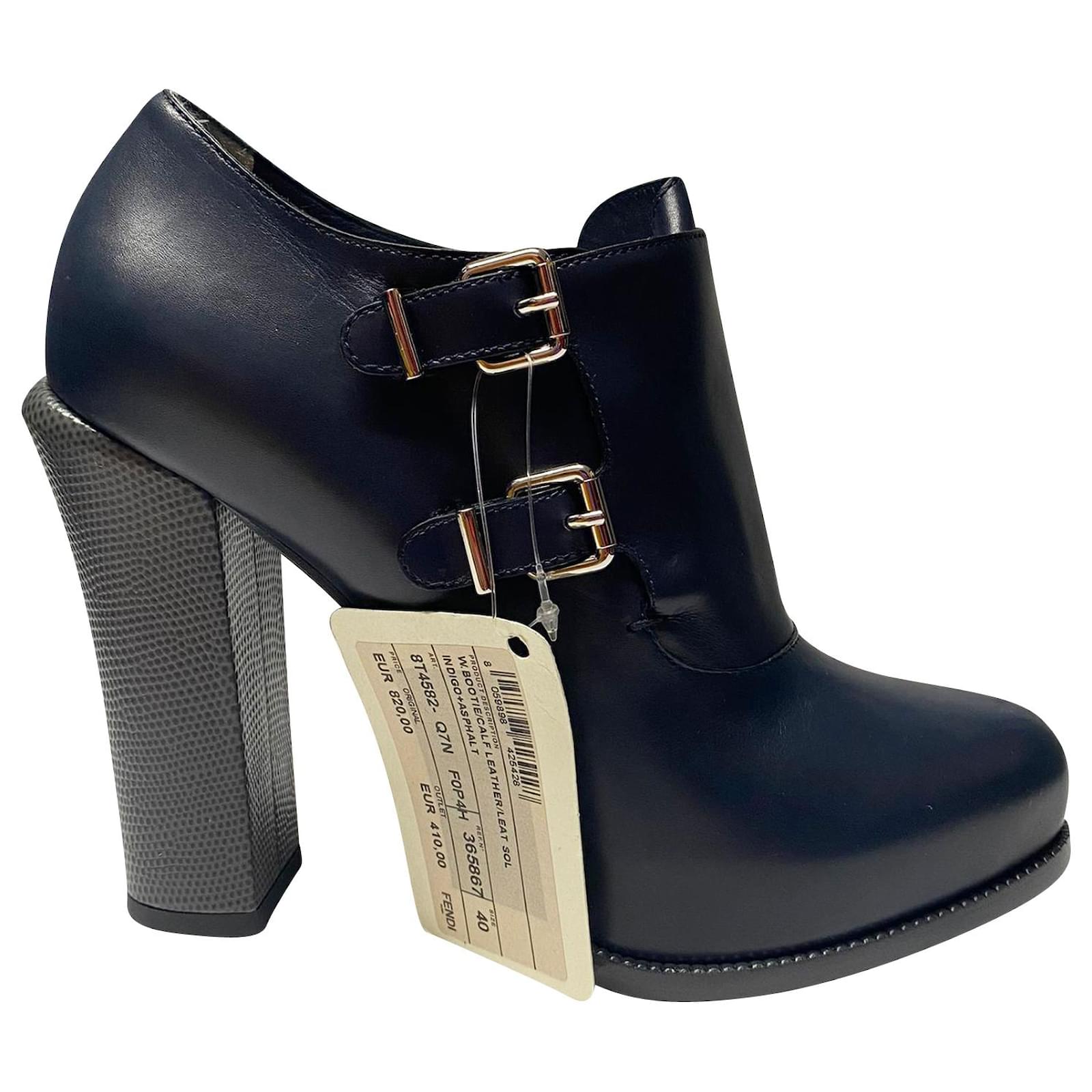 fendi buckle boots