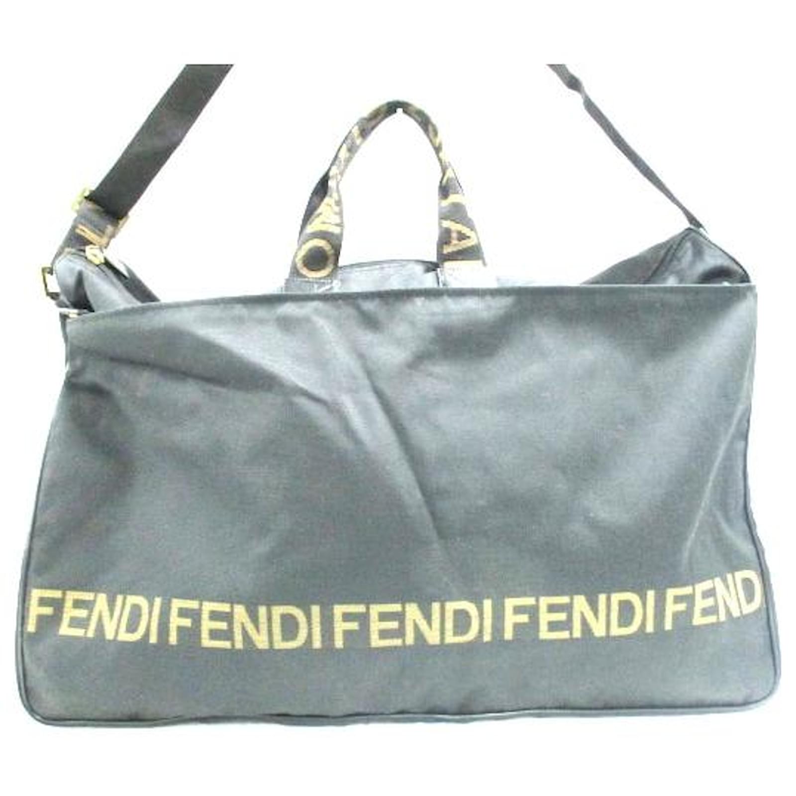 Fendi Travel bag Black Synthetic ref.419488 Joli Closet