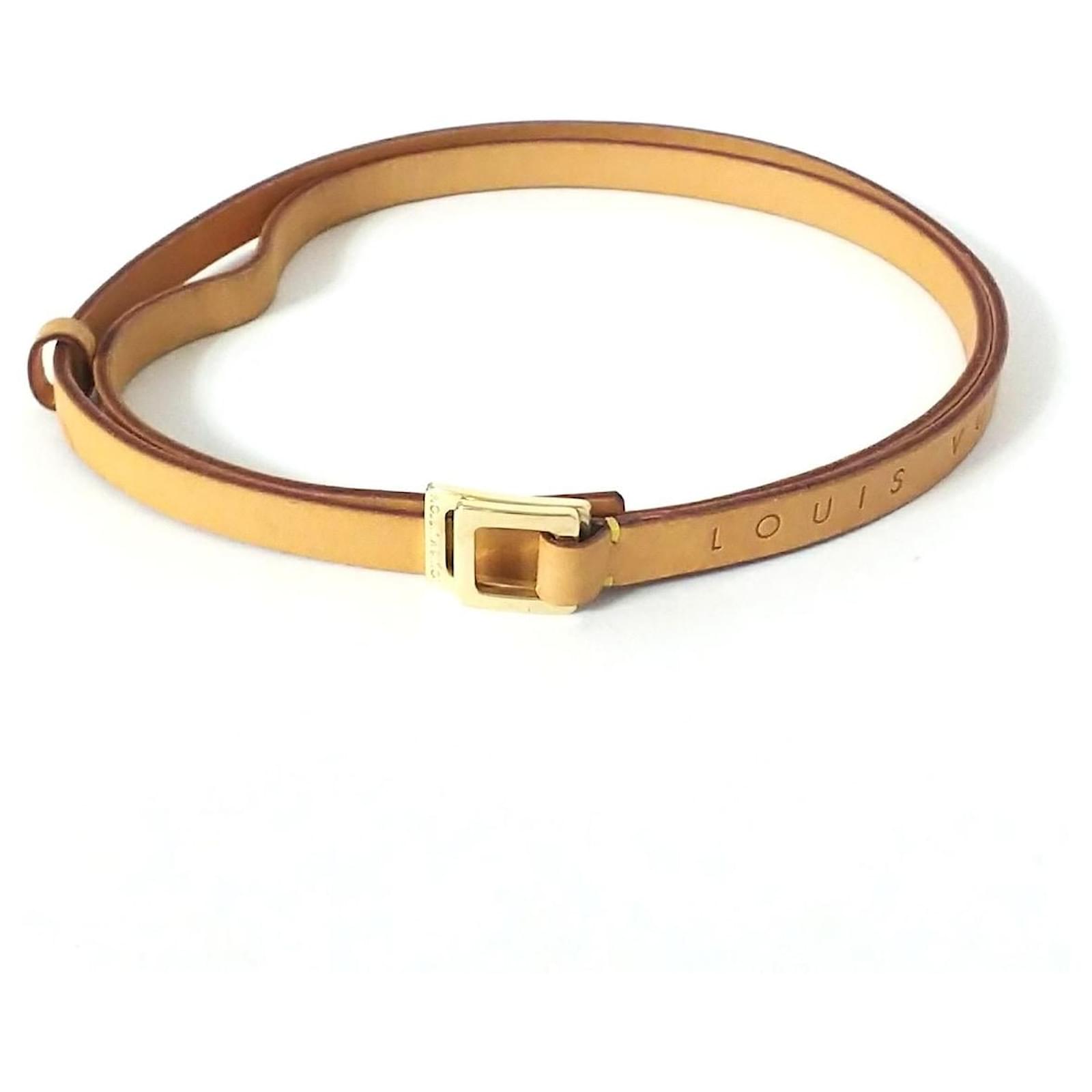 Louis Vuitton Belt Flesh Leather ref.419772 Joli Closet