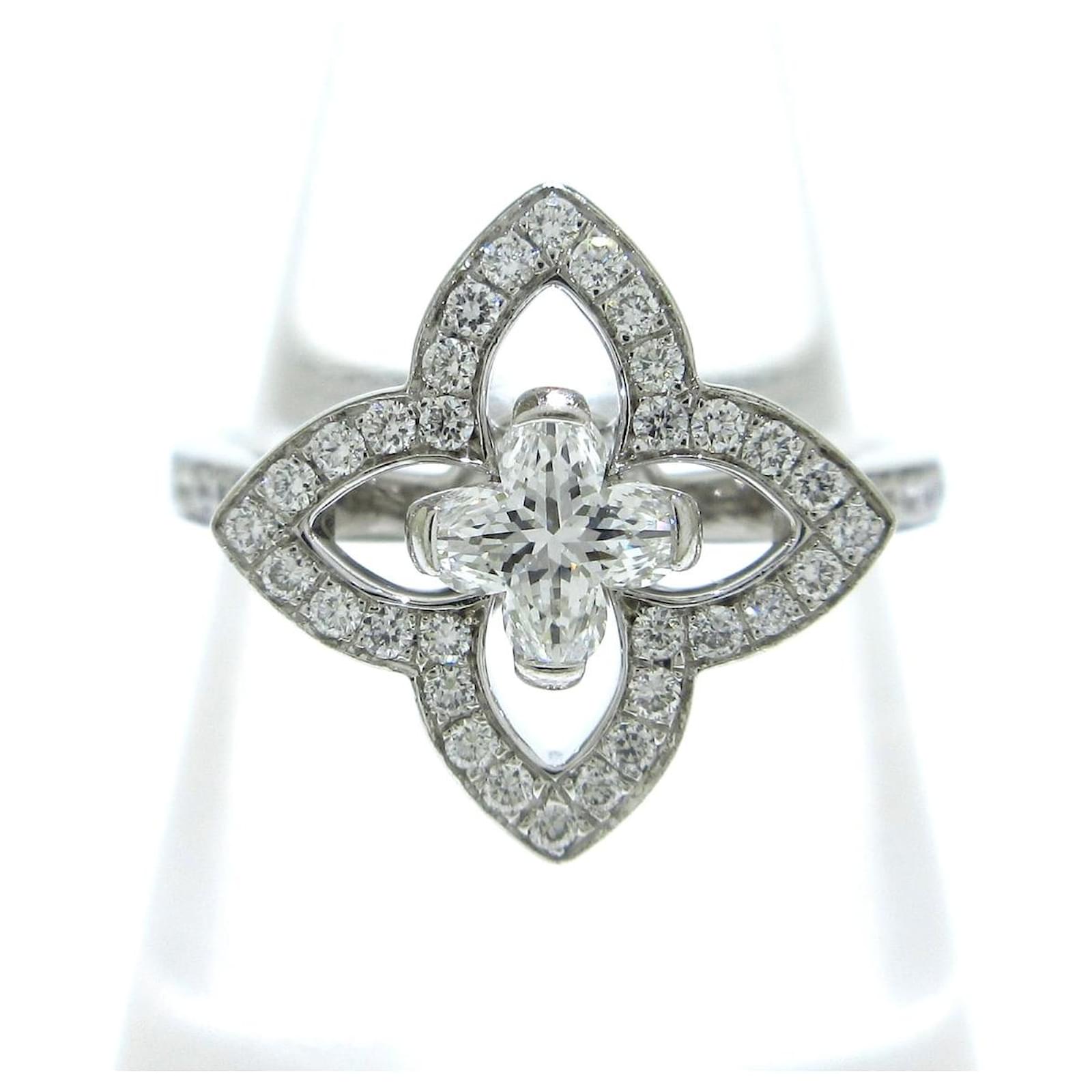 White Gold Ring Louis Vuitton Silver In White Gold