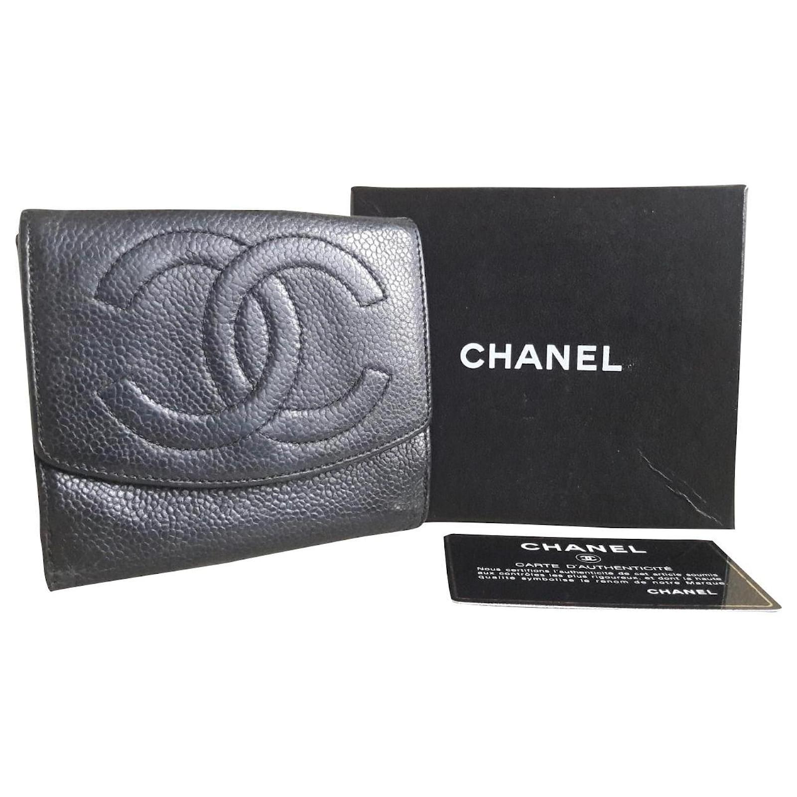 Chanel Wallets Black Leather ref.419843 Joli Closet