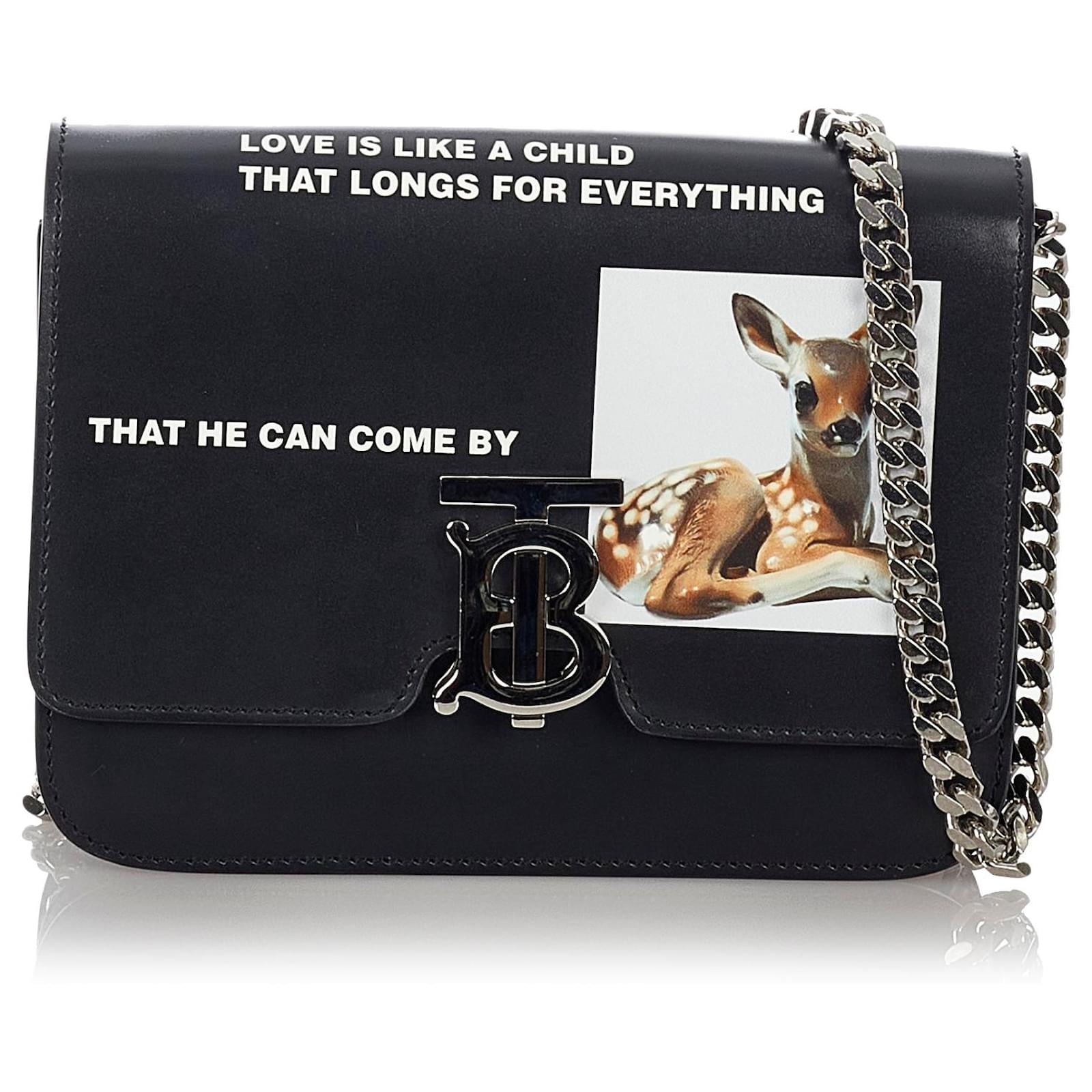 burberry chain strap crossbody bag