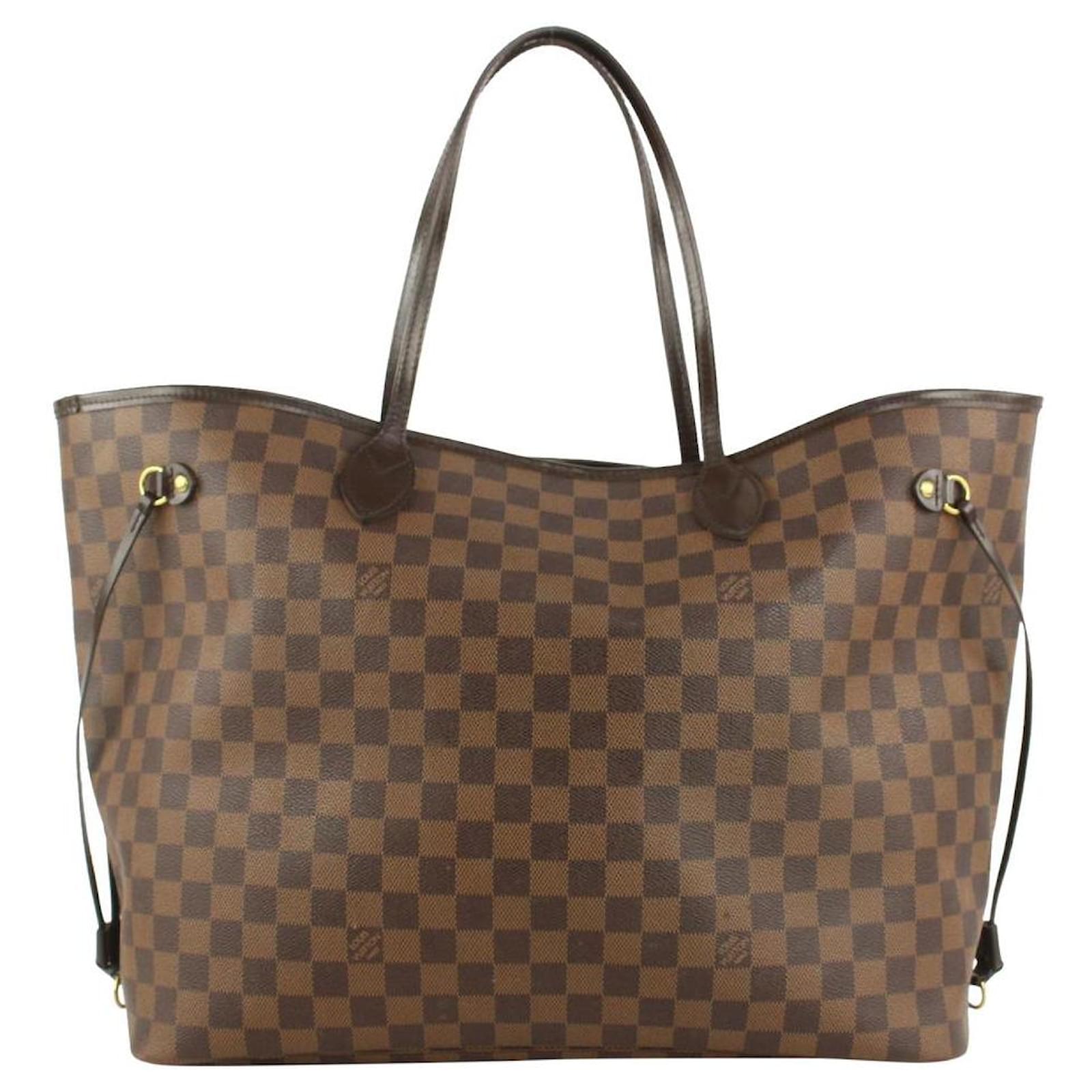 Louis Vuitton Damier Ebene Neverfull MM Tote Bag 1LV1228