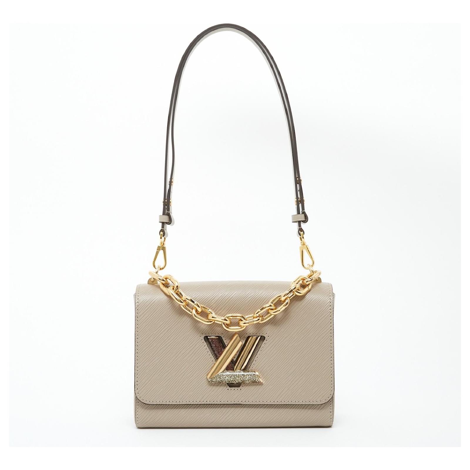 Louis Vuitton Beige EPI Leather Twist Shoulder Bag mm