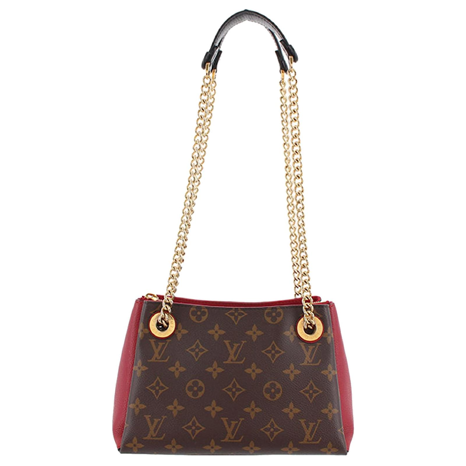 Louis Vuitton Brown Monogram Surene MM Cloth Pony-style calfskin ref.965070  - Joli Closet