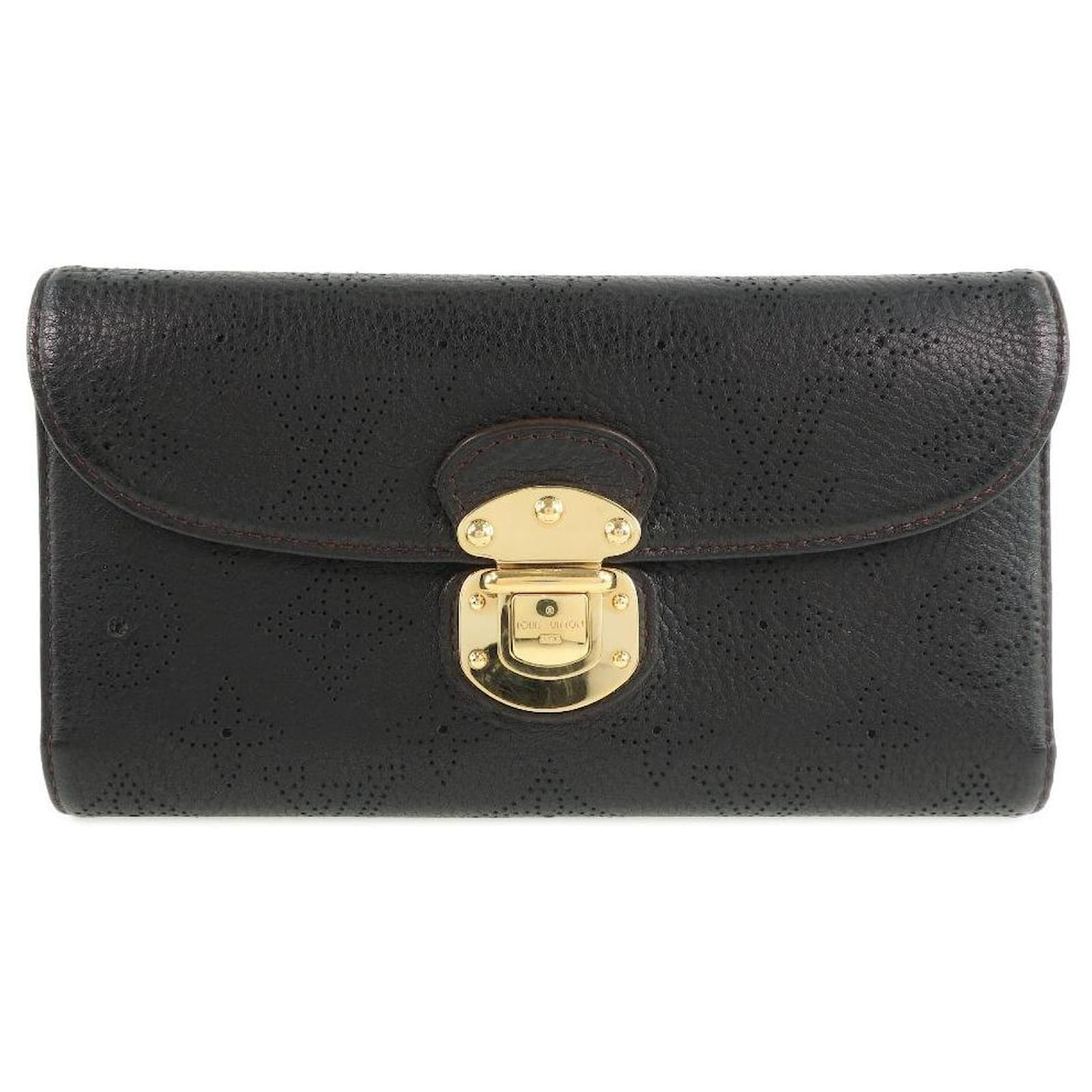 Louis Vuitton Amelia Black Leather ref.421808 - Joli Closet