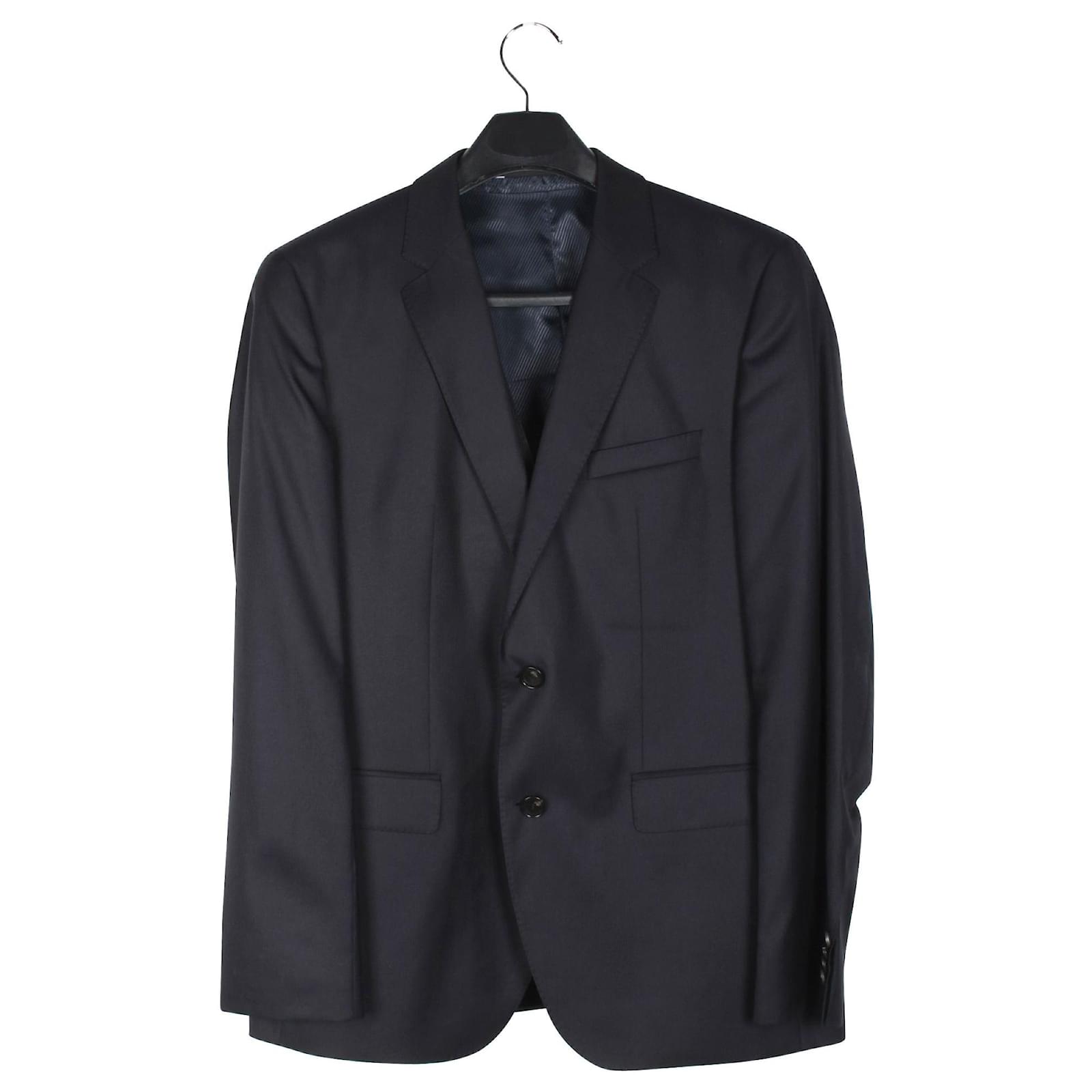 Hugo Boss Navy Blue Suit Wool ref.421863 - Joli Closet