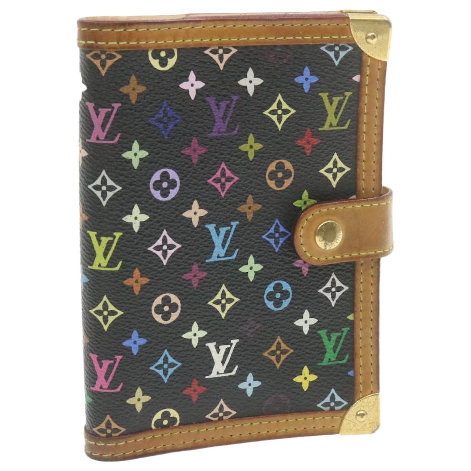 Louis Vuitton Agenda PM Multicolor Planner Cover Black