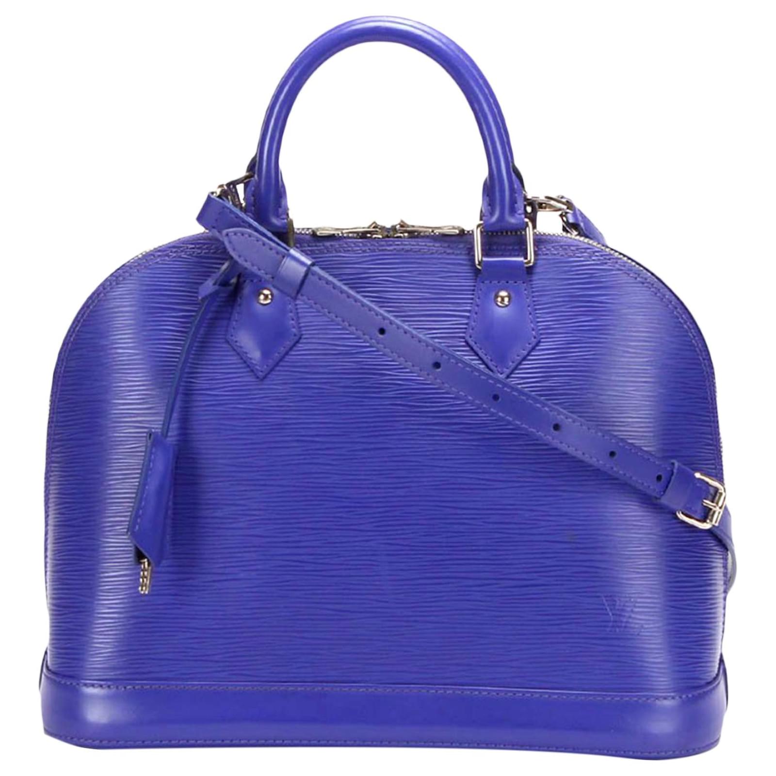Louis Vuitton Purple Epi Alma PM Leather ref.422438 - Joli Closet