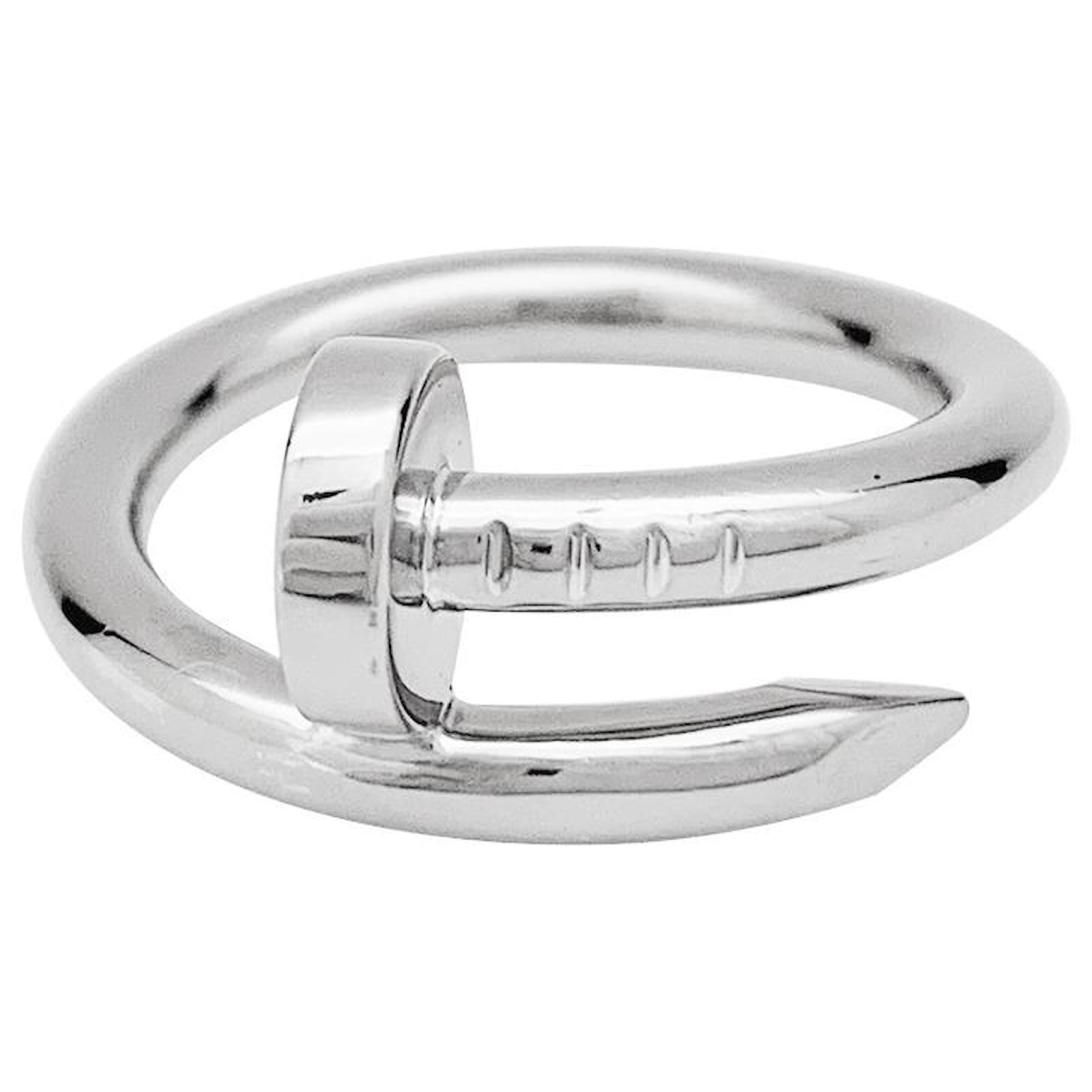 Ring in the style of Cartier Juste Un Clou (nail) without stones buy from  24286 грн | EliteGold