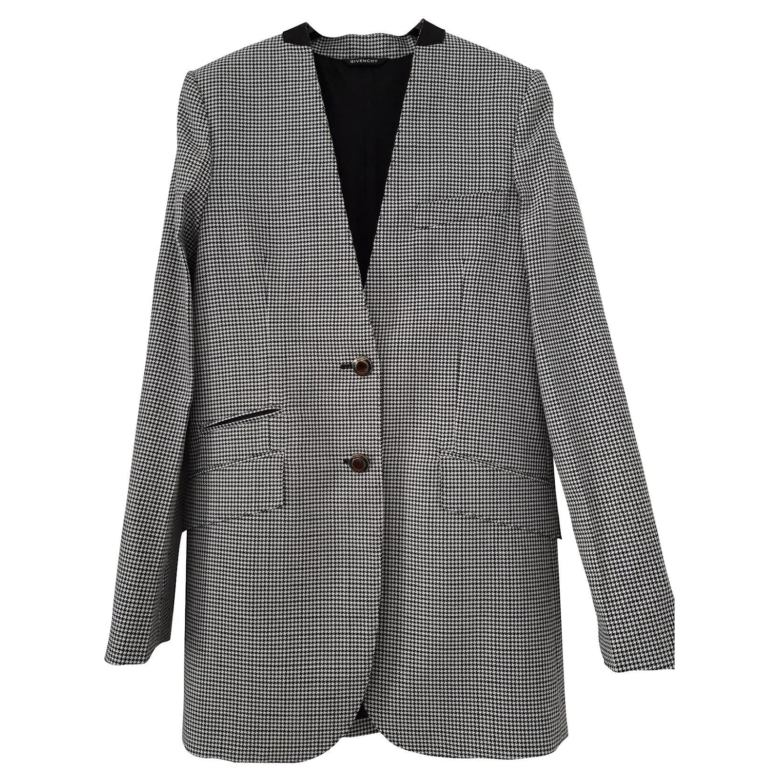 givenchy houndstooth coat