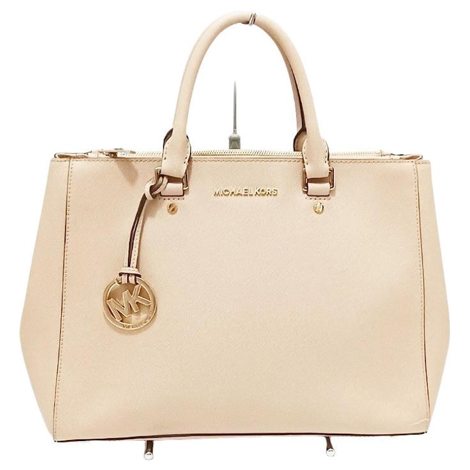 Michael Kors Handbag Beige Leather  - Joli Closet