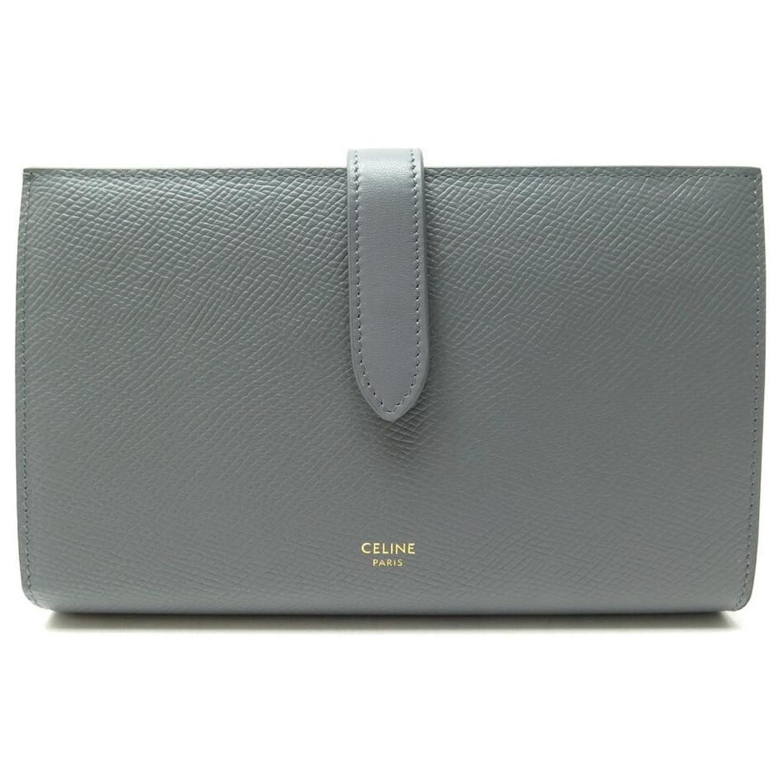 celine strap wallet large