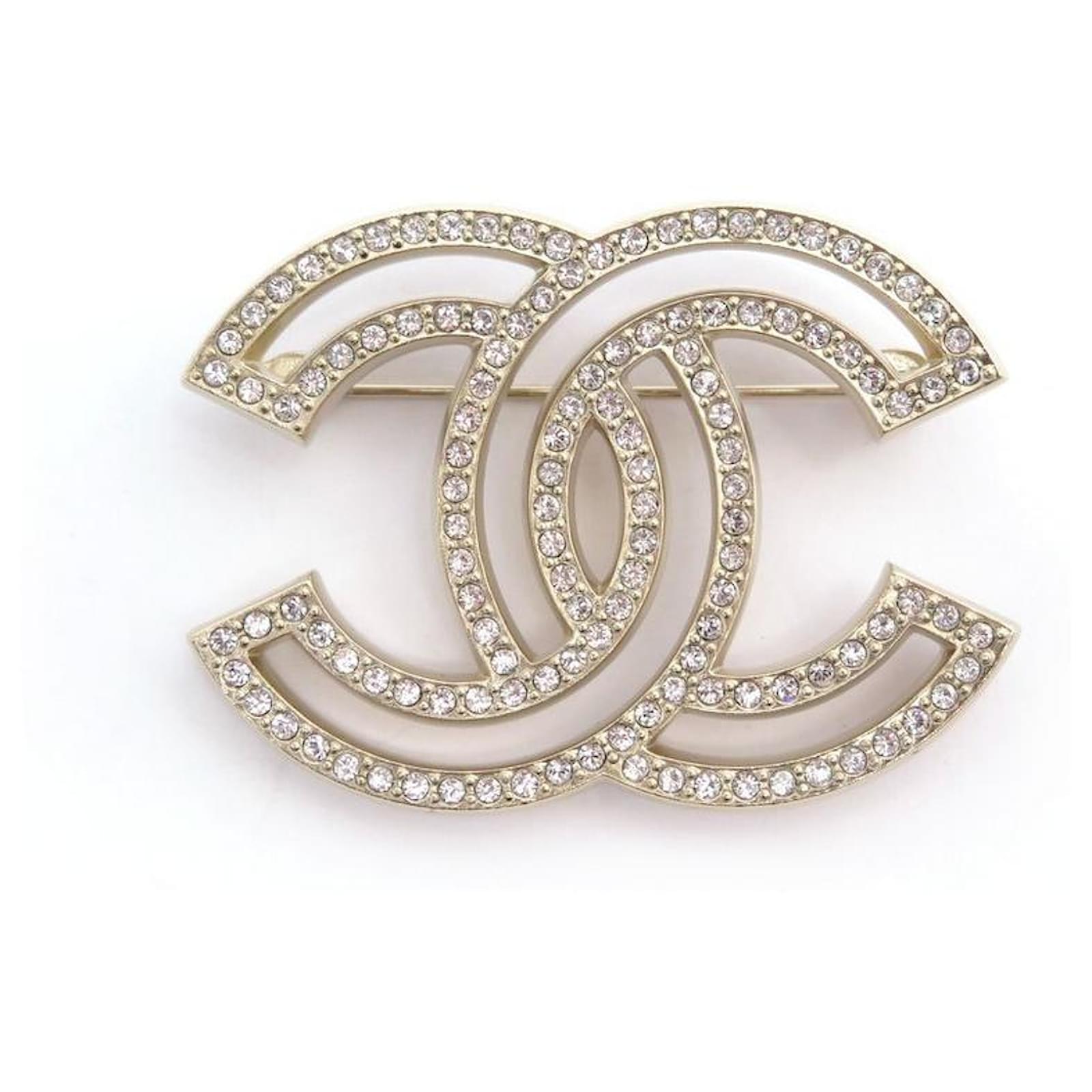 Other jewelry NEW CHANEL BROOCH LOGO CC LOGO CC CHARMS BAG TIMELESS NUMBER  5 DORE NEW BROOCH Golden Metal ref.521183