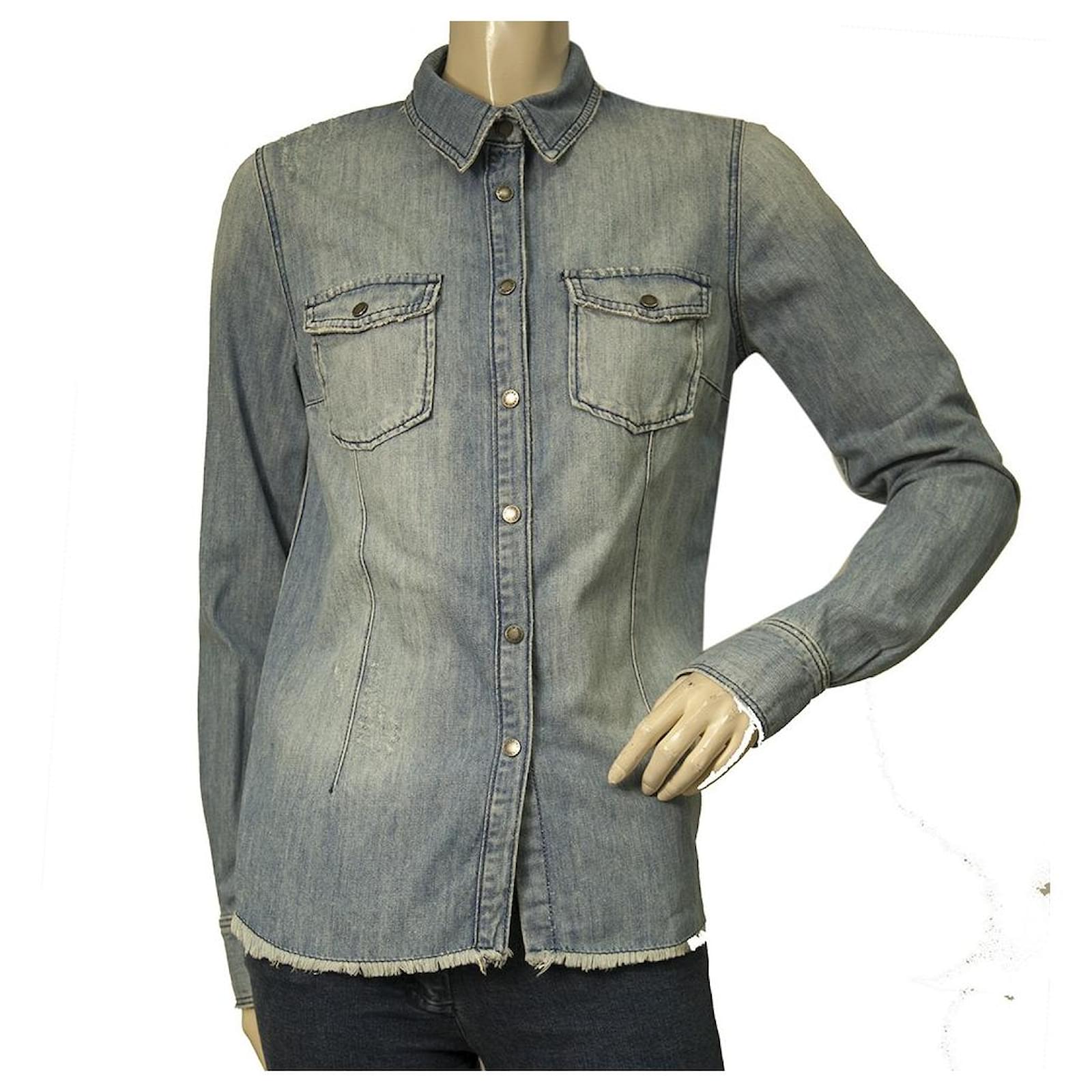 Zadig \u0026 Voltaire Blue Denim Woman's 