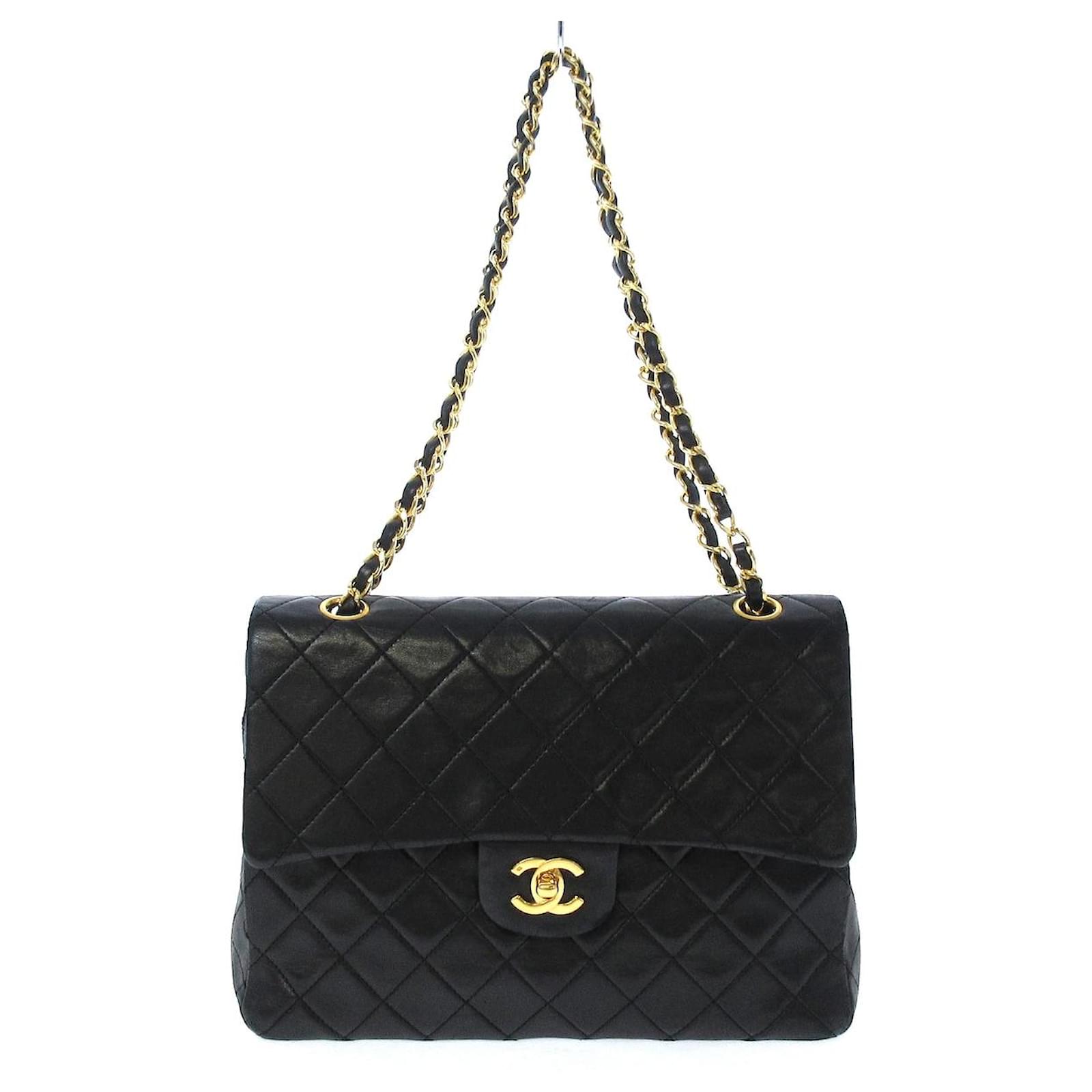 Chanel Timeless Black Leather ref.423692 - Joli Closet