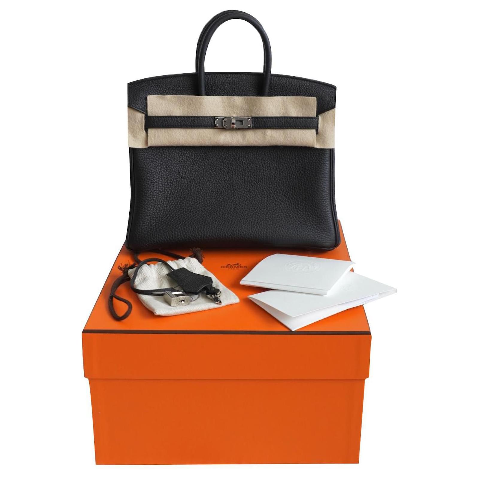 Hermès Birkin 25 Black Leather ref.423910 - Joli Closet