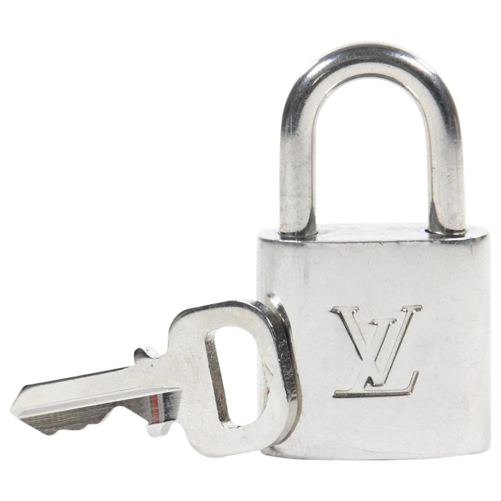 vuitton silver lock