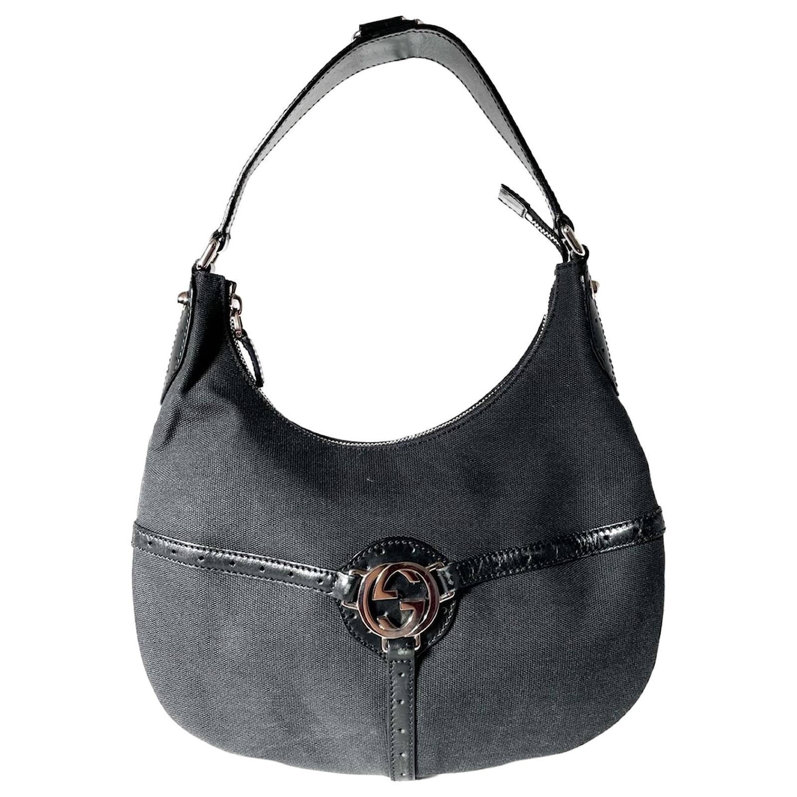 Gucci Reins Leather Hobo Shoulder Bag