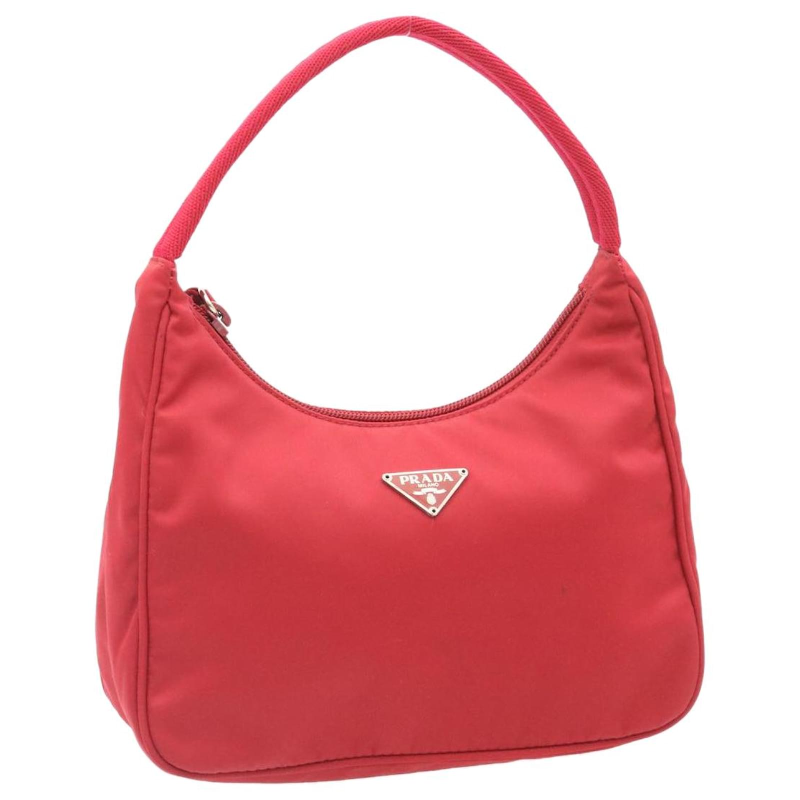 Bolso de mano de prada Roja Sintético ref.425107 - Joli Closet