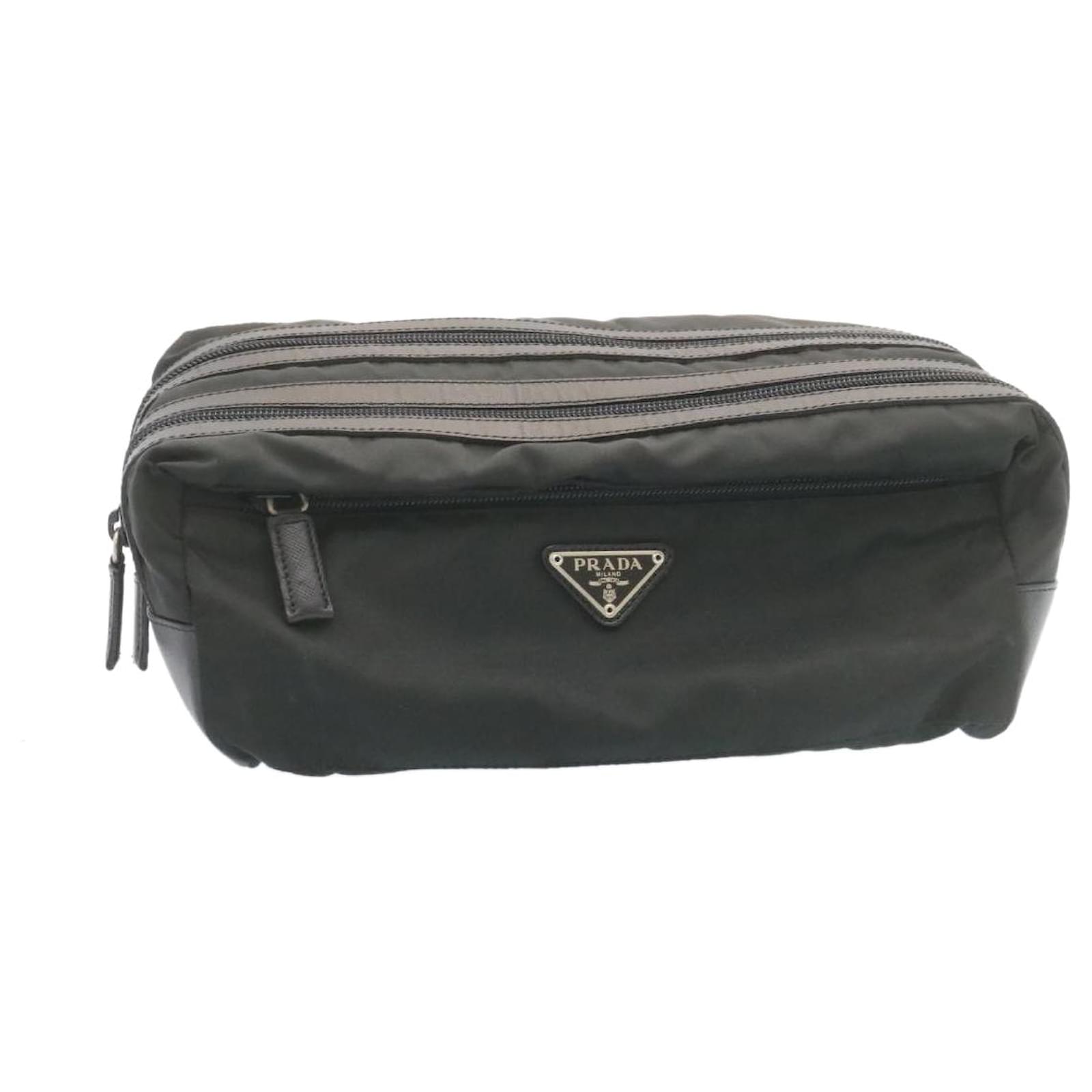 Prada Clutch Bag Black Synthetic ref.425115 - Joli Closet