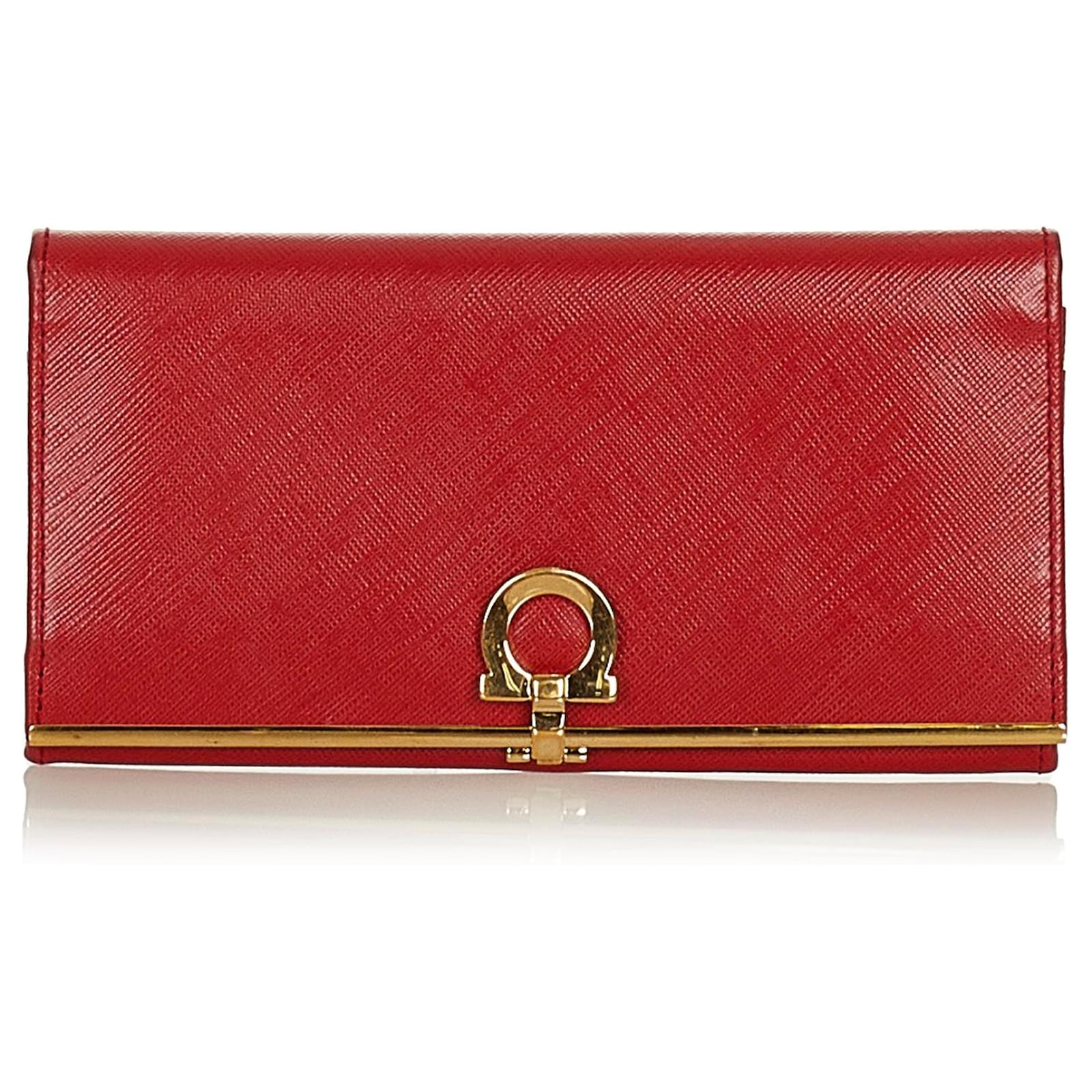 Salvatore Ferragamo Red Wallet