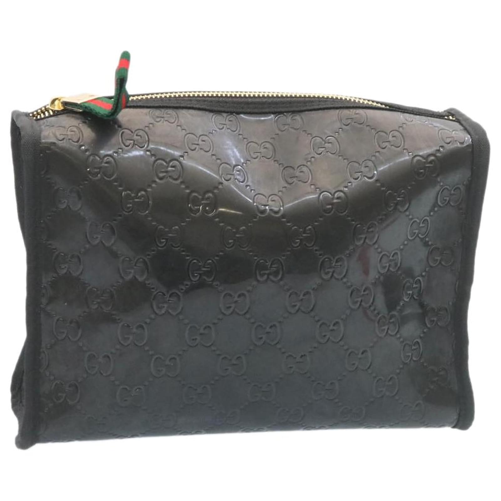 Gucci Clutch bag Black Patent leather ref.425740 Joli Closet