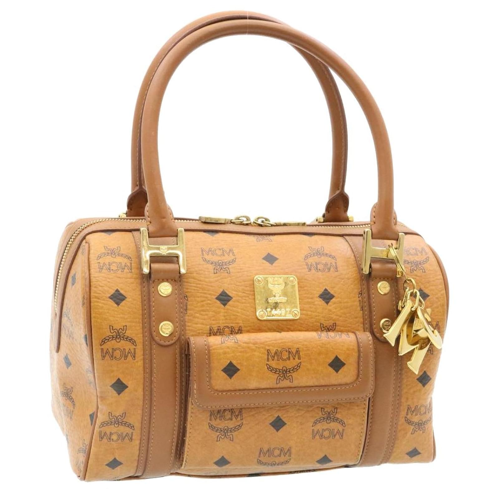 MCM Handbag Brown Cloth ref.JC426318 (Sold) - Joli Closet