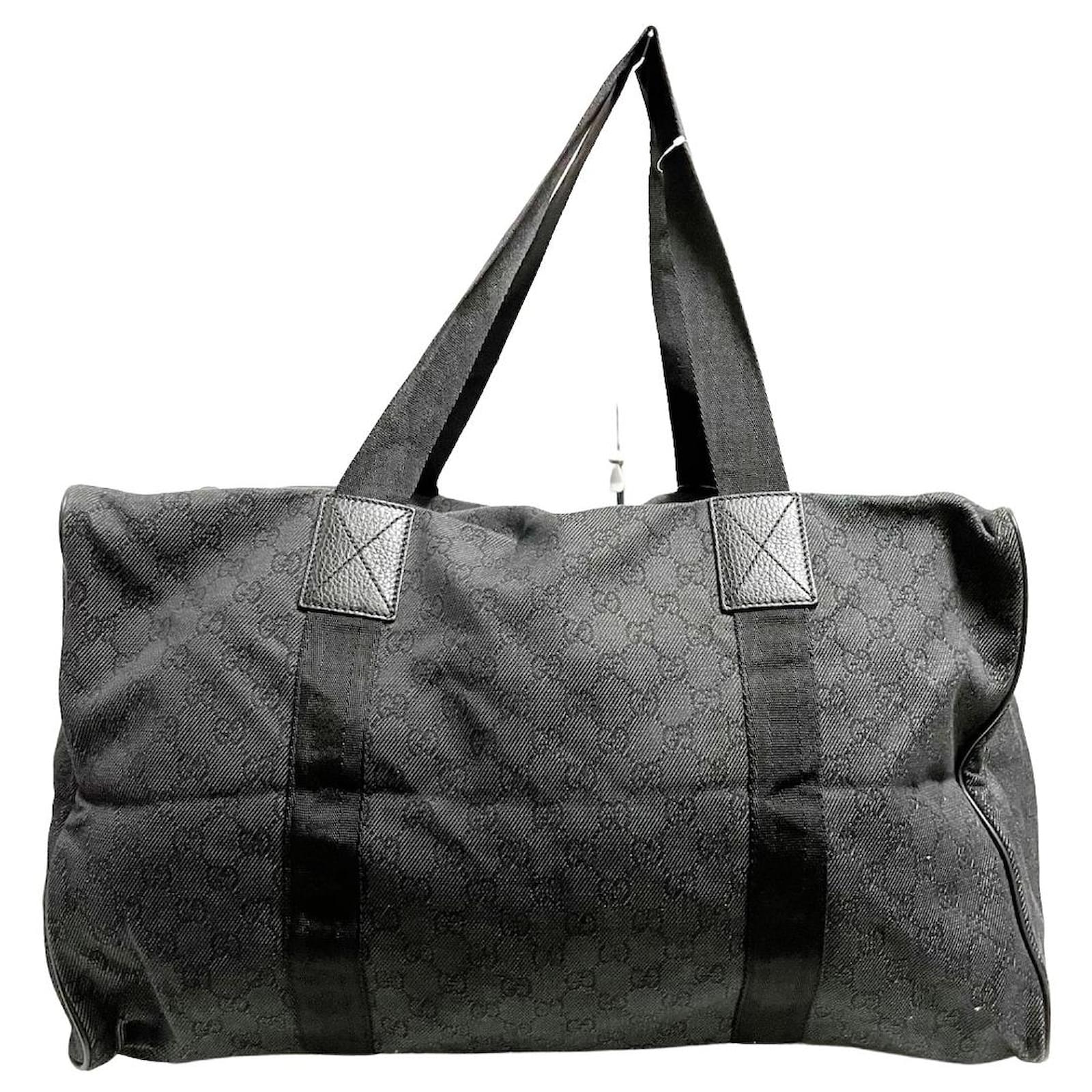 Gucci Travel bag Black Cloth ref.426457 Joli Closet