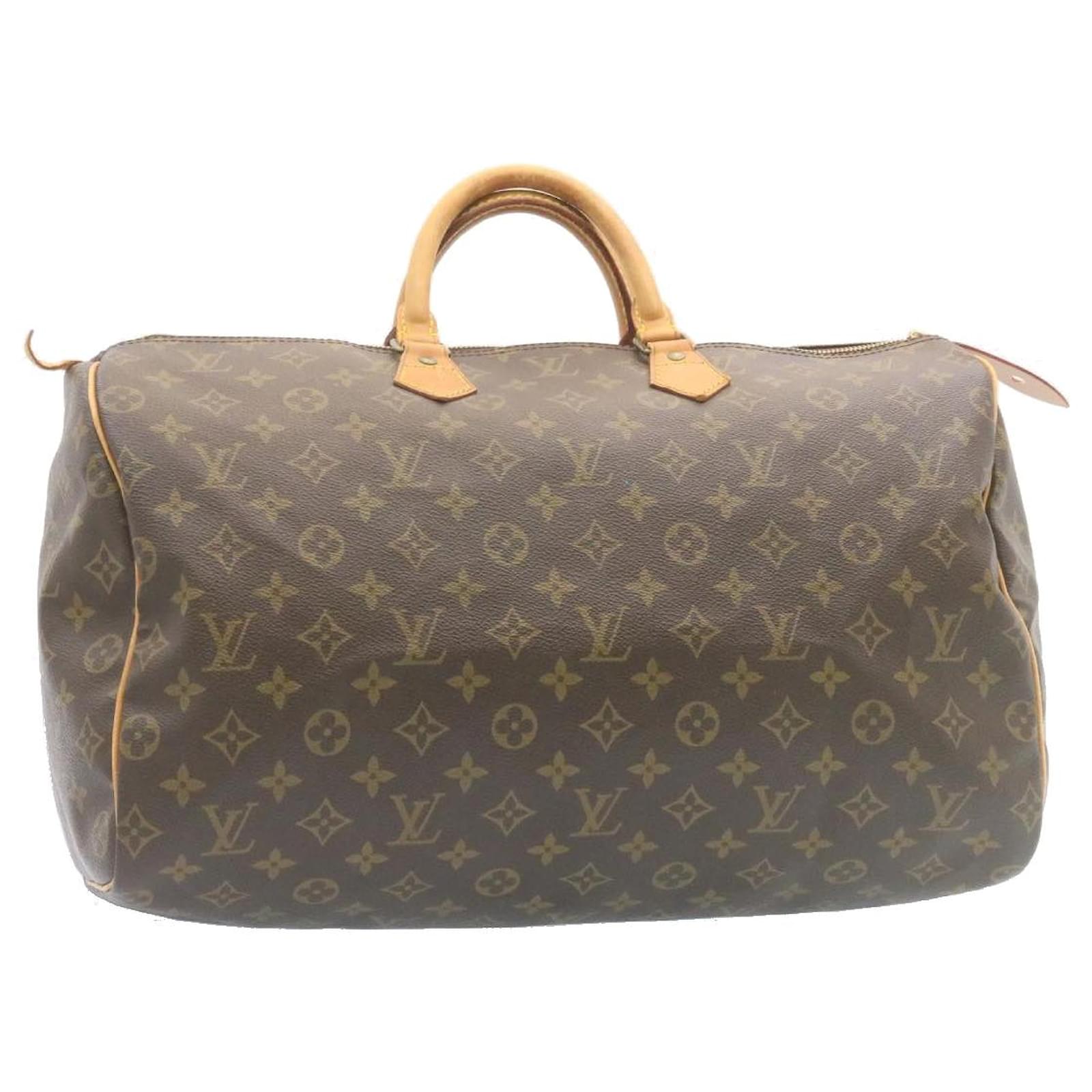Louis Vuitton Speedy 40 Brown Cloth ref.426982 - Joli Closet