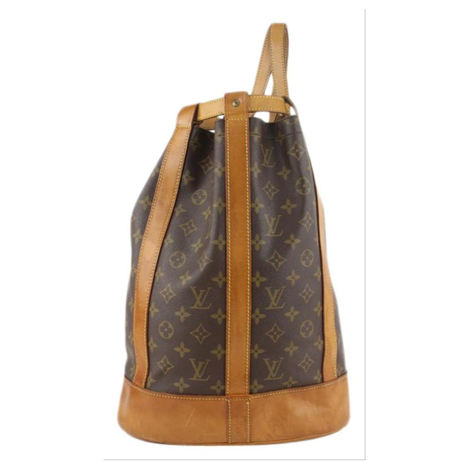 Louis Vuitton Monogram Randonnee PM Drawstring Hobo Sling Backpack Bag  5lz1109 Leather ref.427346 - Joli Closet