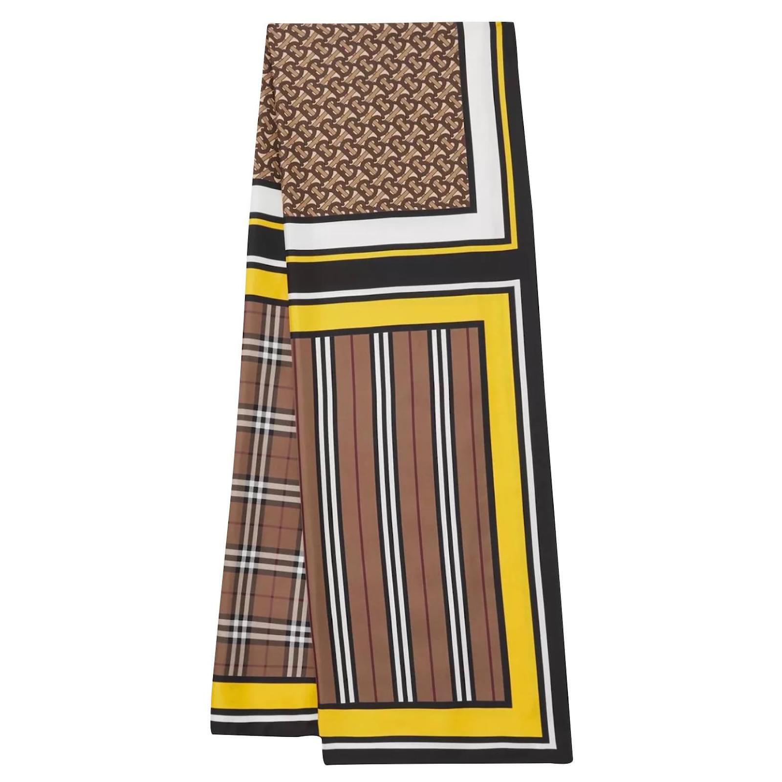 Silk scarf Burberry Multicolour in Silk - 35203467