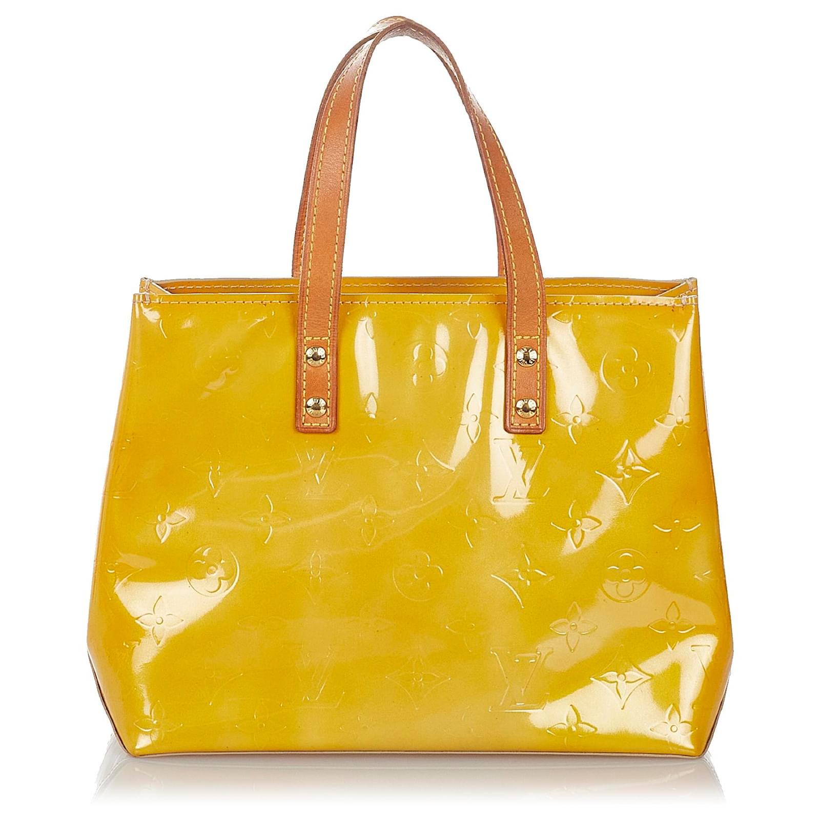 Louis Vuitton Yellow Vernis Reade PM Leather Patent leather ref.428226 ...