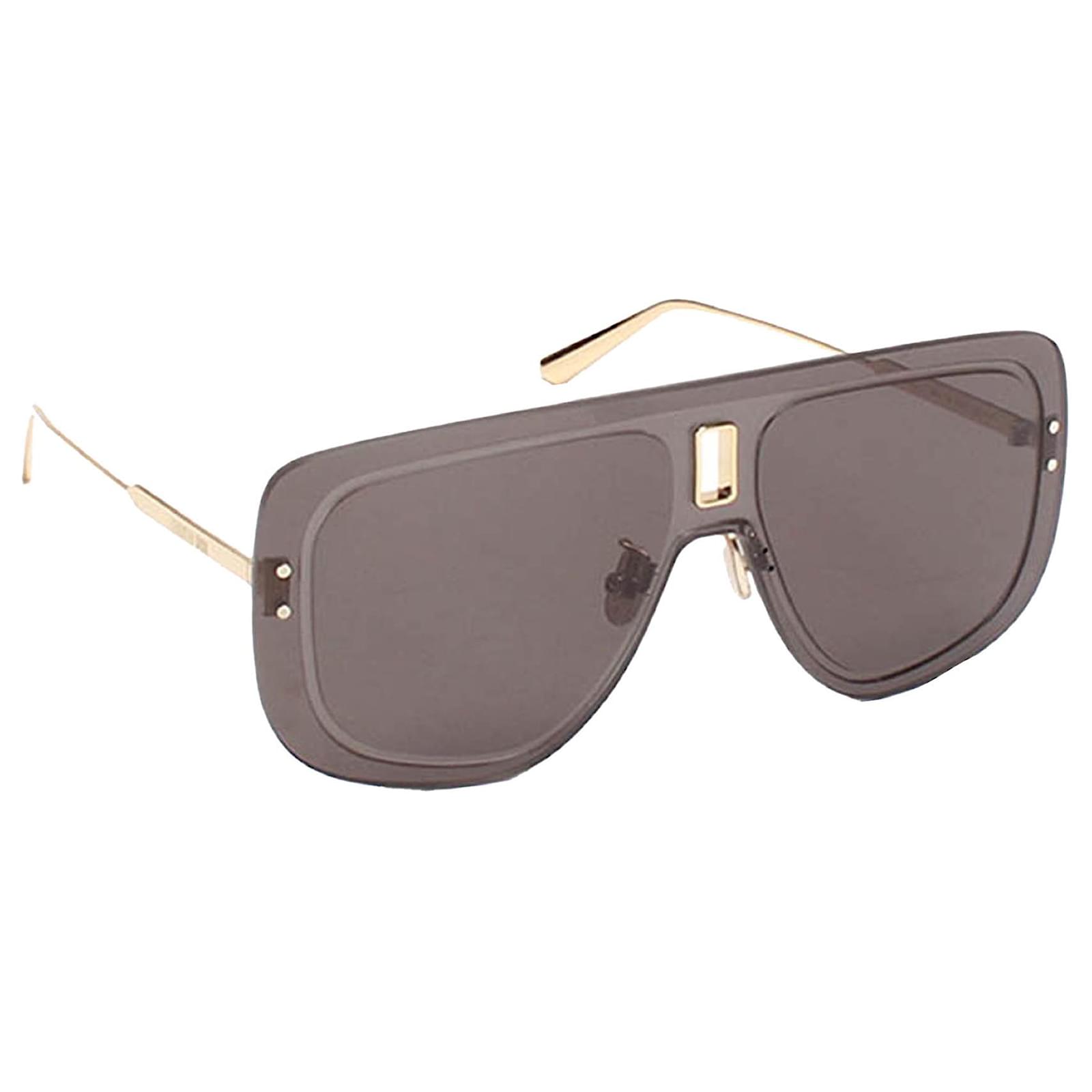 dior brown square sunglasses