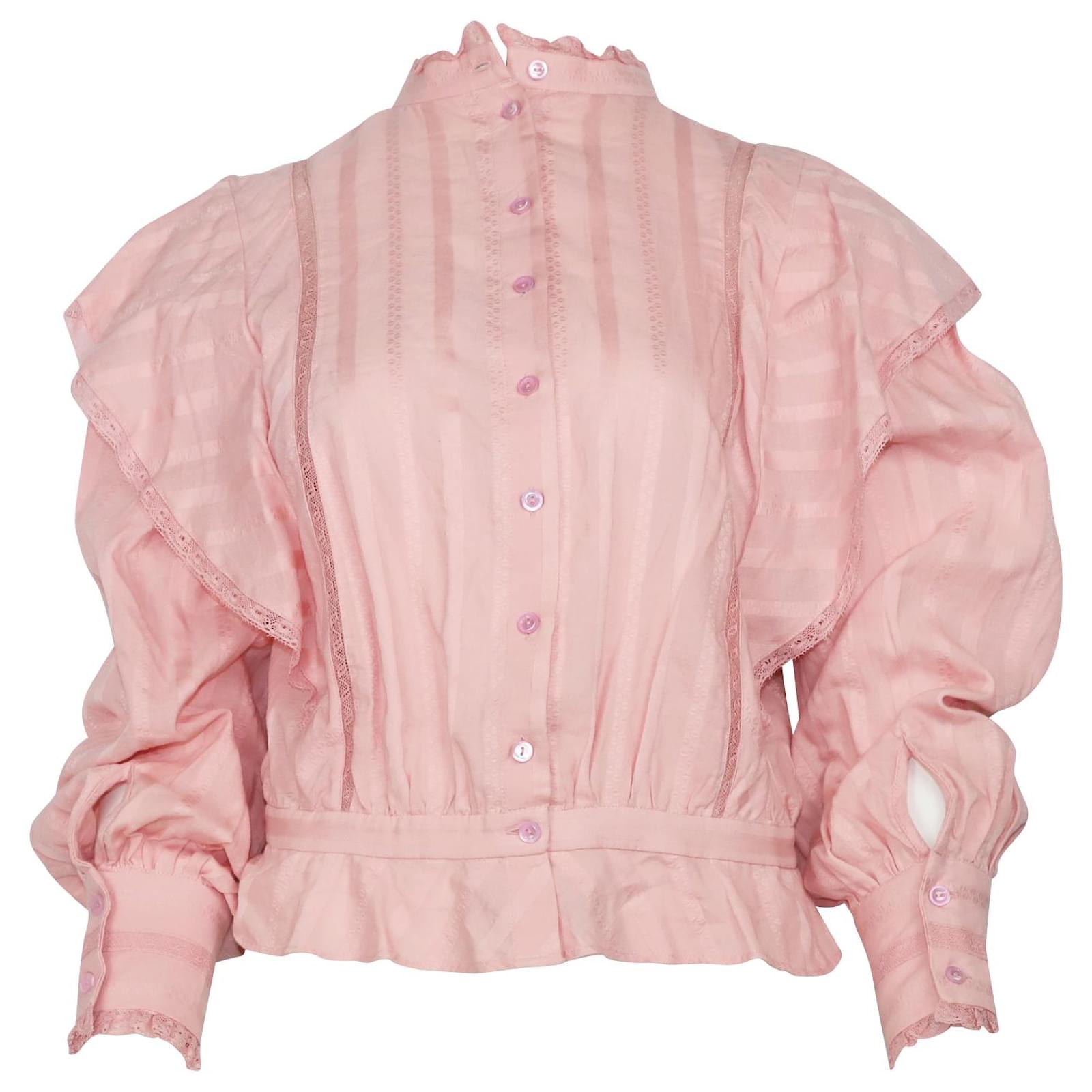 isabel marant ruffle blouse