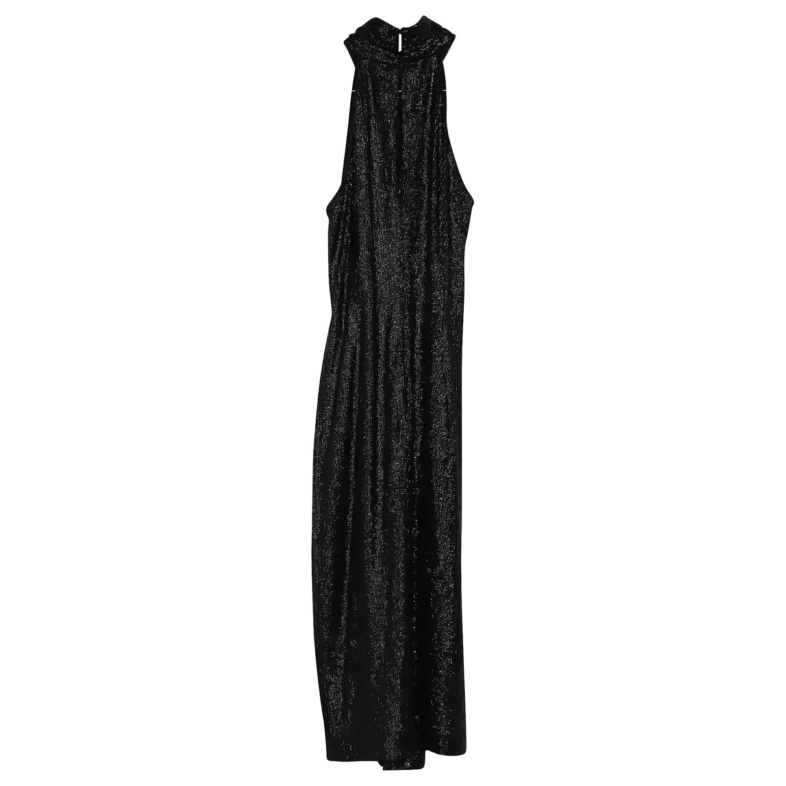 Rachel Zoe Halter Sequin Dress in Black ...