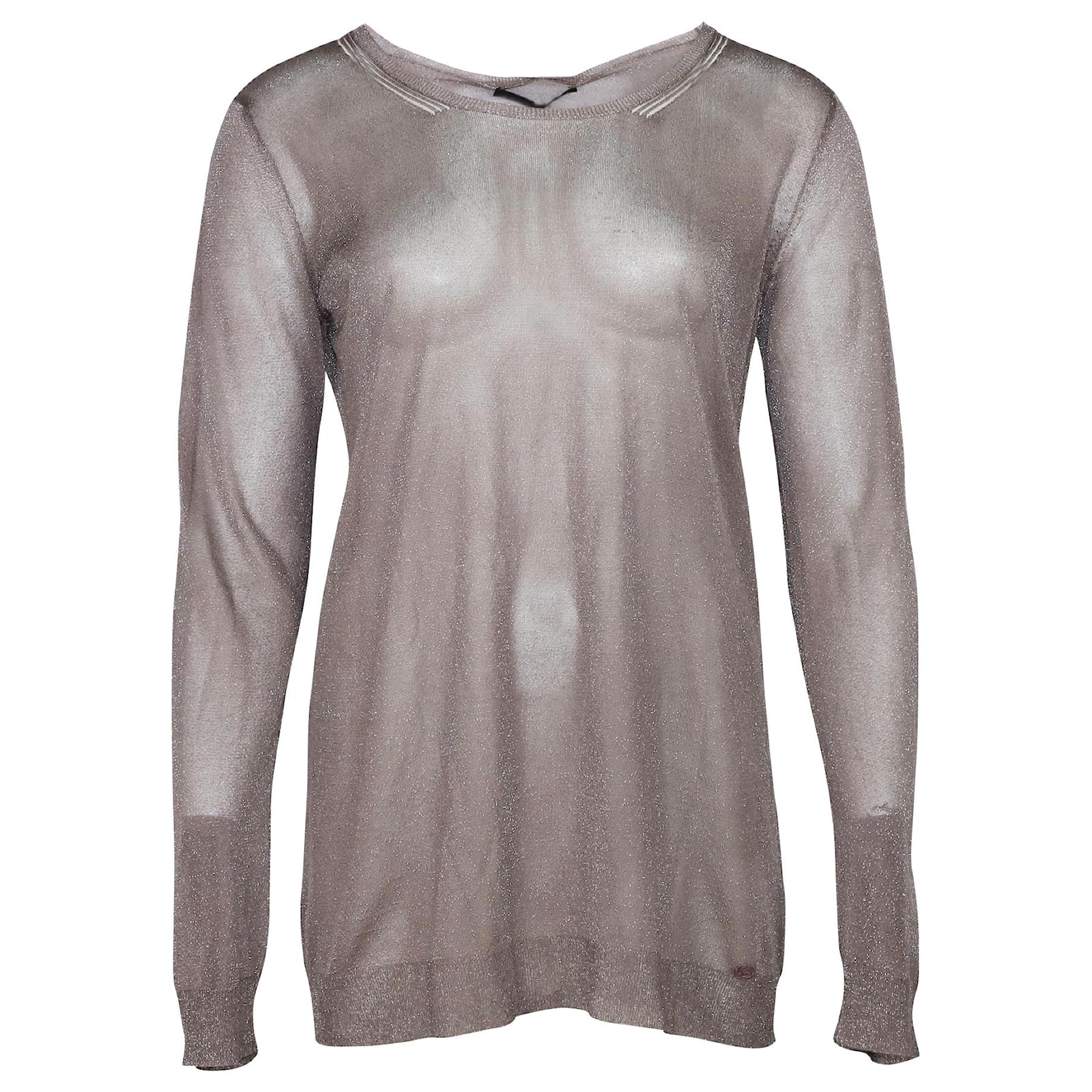 gucci metallic sweater