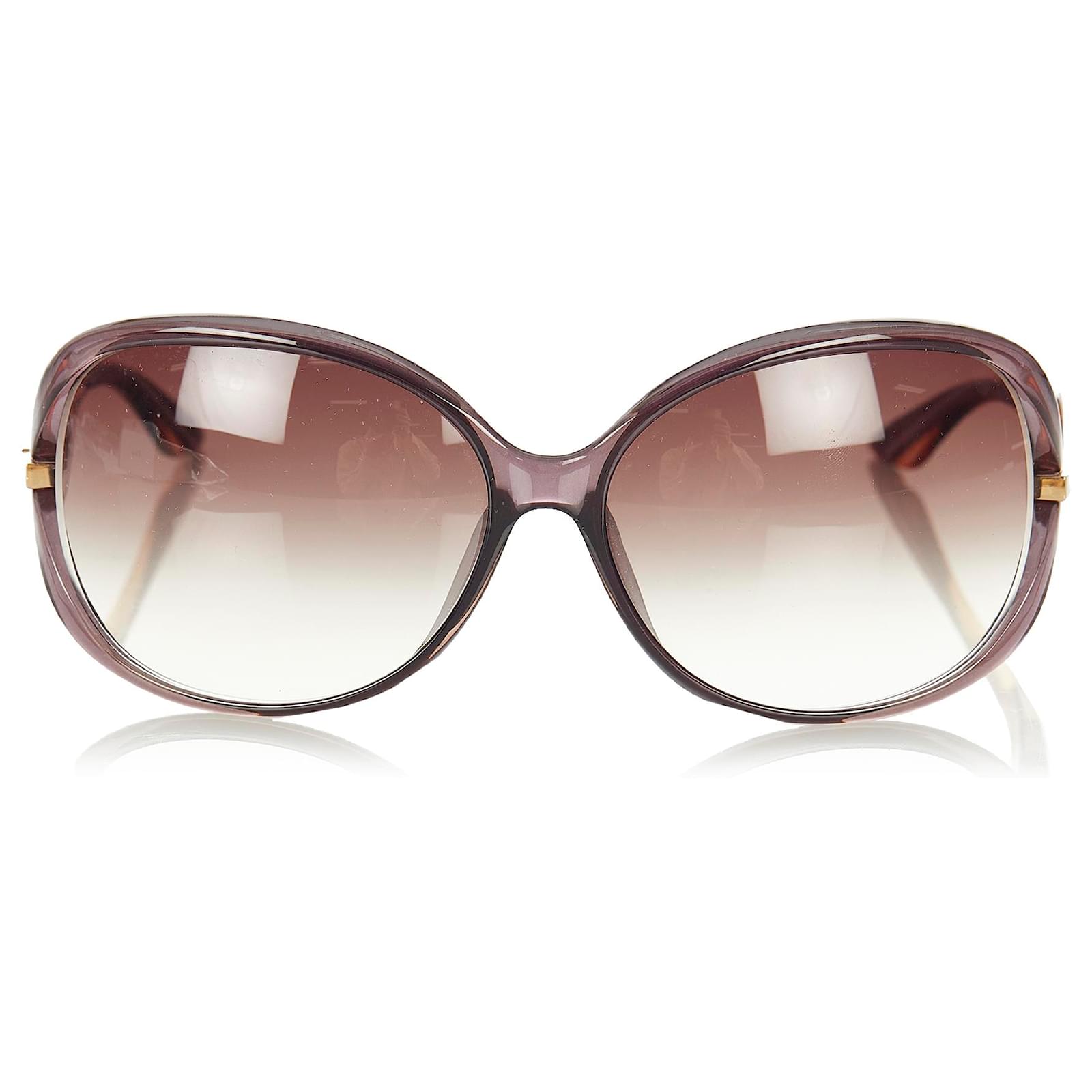 Occhiali da sole rotondi Dior marroni Marrone Plastica ref.428882 - Joli  Closet