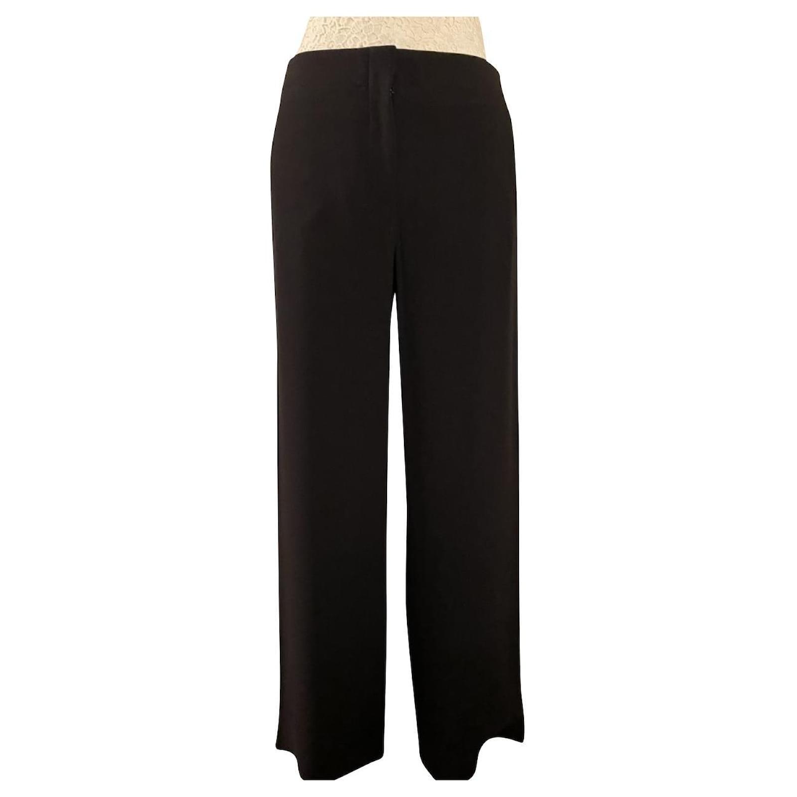 Hermès hermes pants Black Silk ref.429279 - Joli Closet